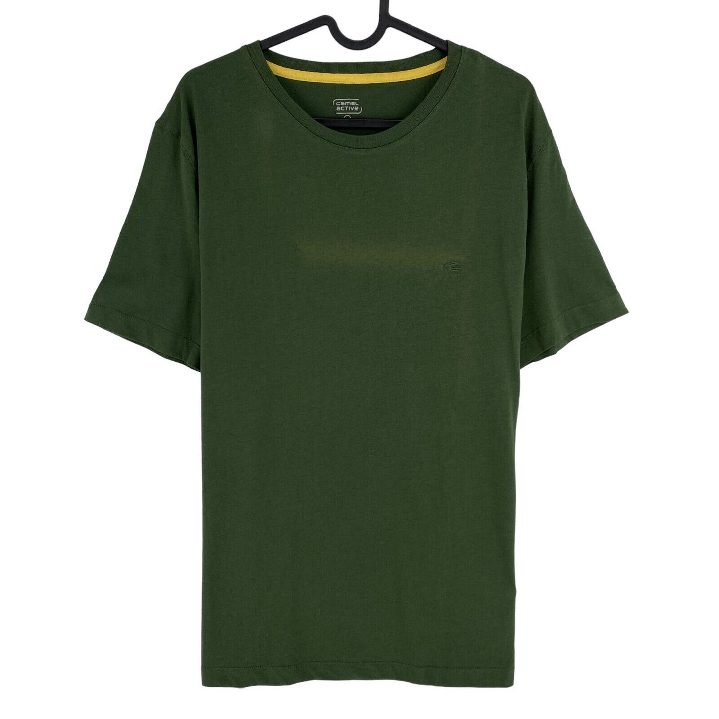 CAMEL ACTIVE T-shirt vert à col rond Taille L