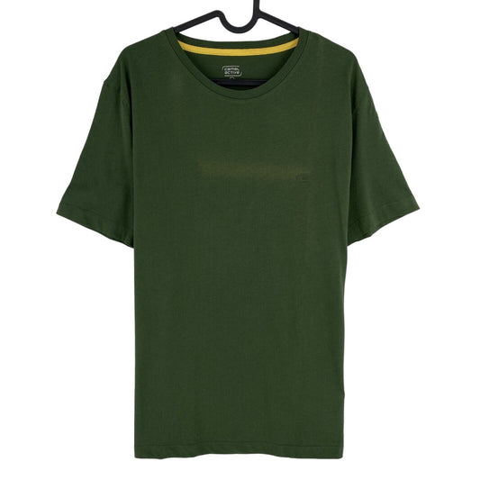 CAMEL ACTIVE T-shirt vert à col rond Taille L