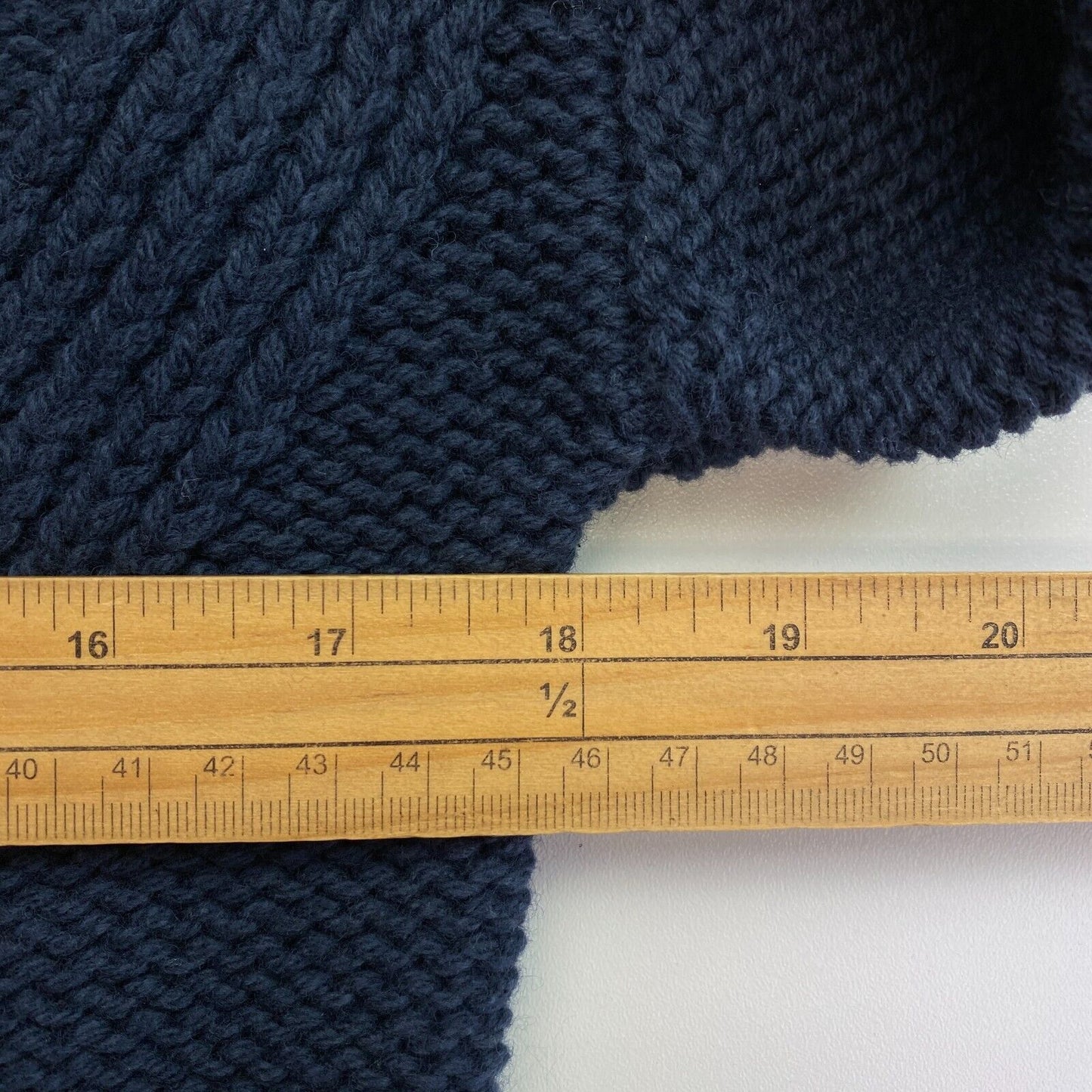 GANT Pullover mit Rundhalsausschnitt und grafischem Zopfmuster, Marineblau, Größe XS