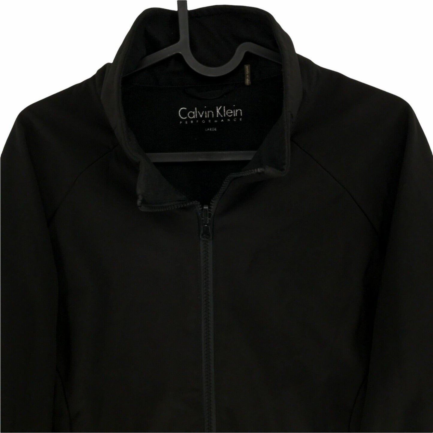 CALVIN KLEIN Black Jacket Coat Size L