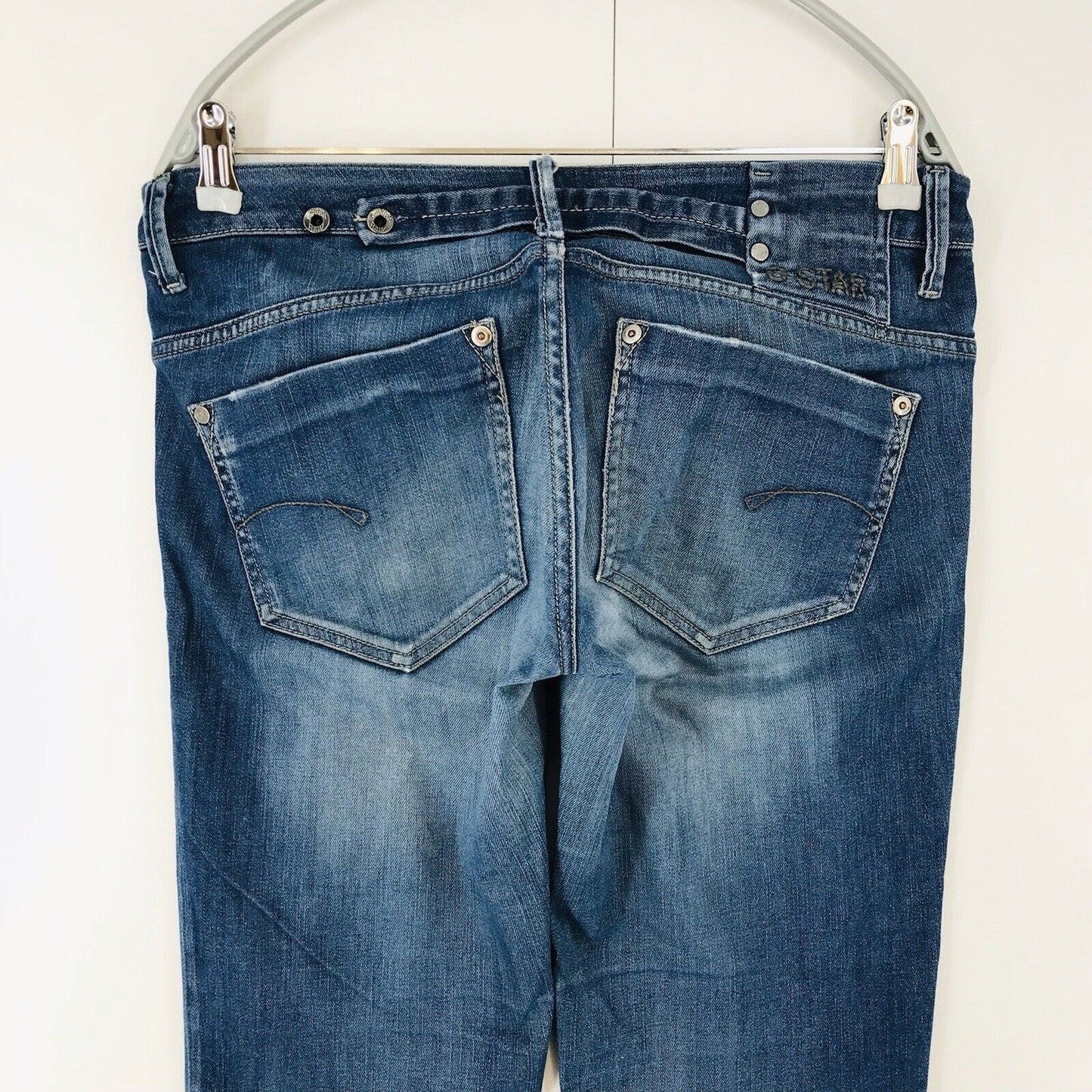 G-STAR RAW MIDGE BOOTLEG Femme Bleu Bootcut Fit Jeans W30 L32