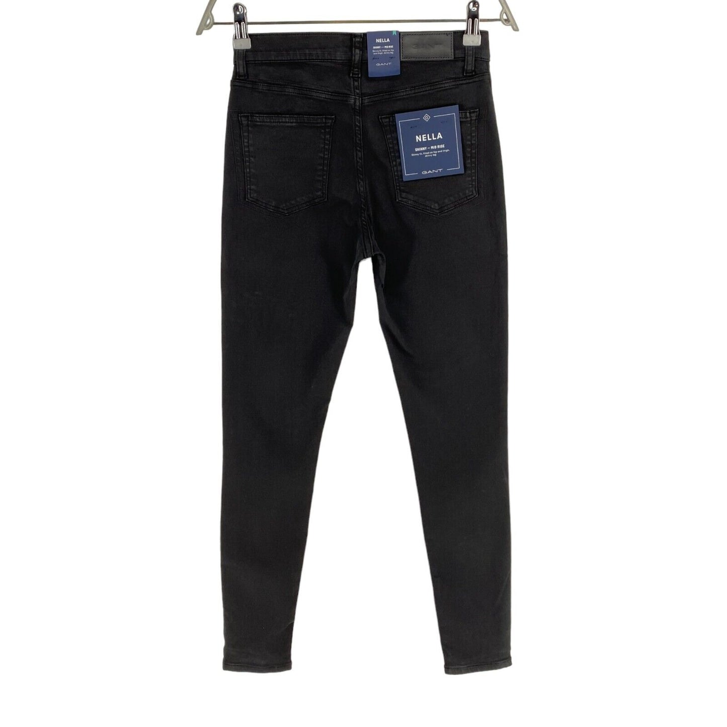 GANT Schwarze NELLA Reisefarbene Röhrenjeans Größe XS