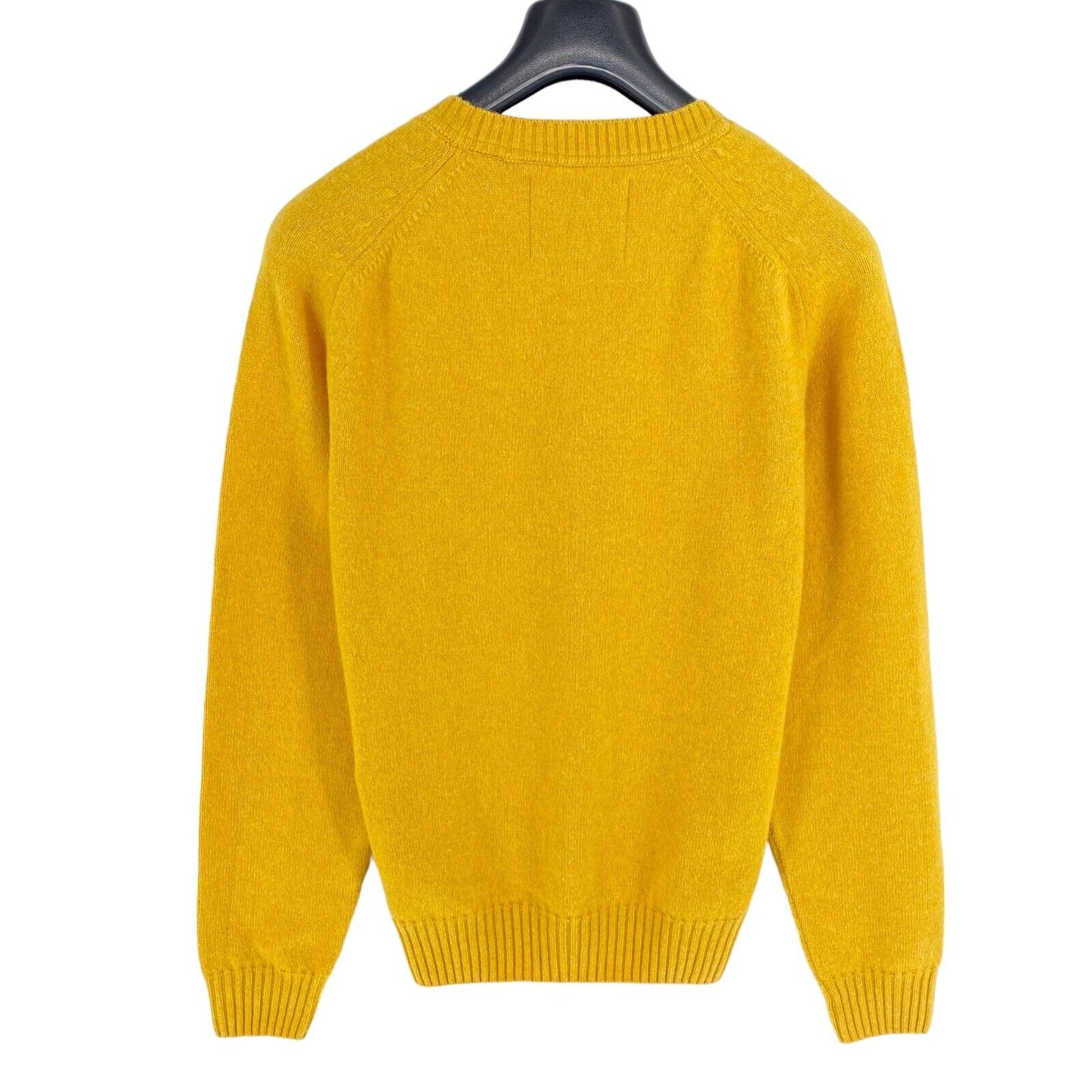 GANT Men Yellow Wool Crew Neck Sweater Pullover Size XL