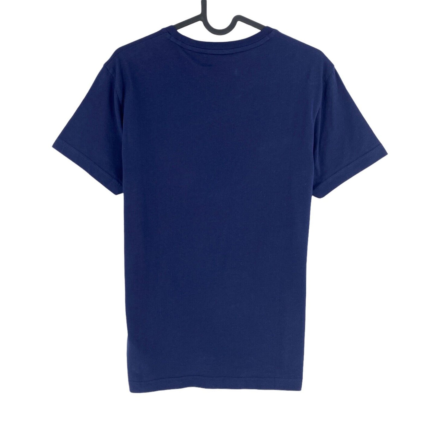 GANT T-shirt à col rond avec logo bleu marine et écusson Taille XS