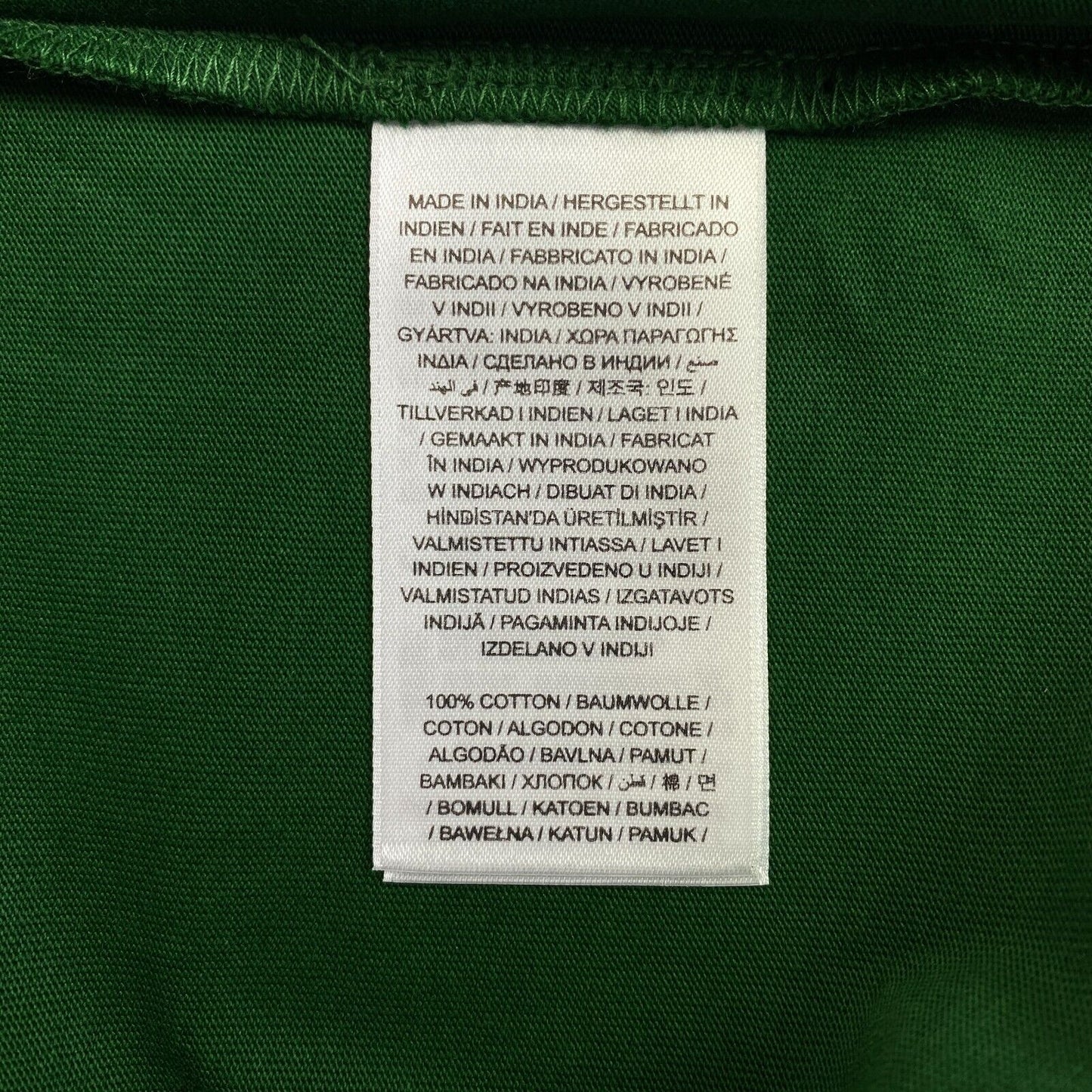 GANT Green Banner Shield Long Sleeves Crew Neck T Shirt Size M