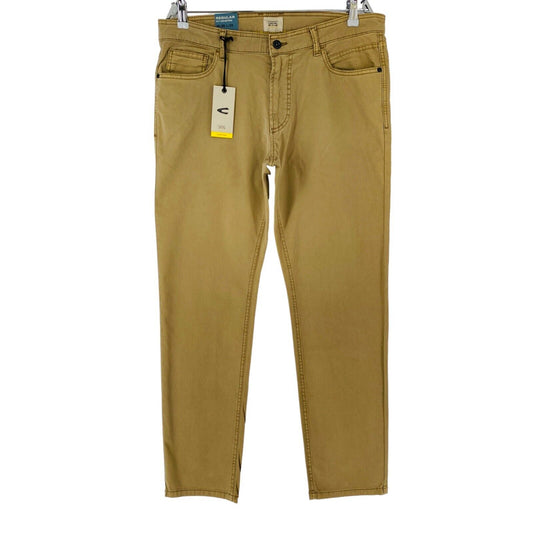 Camel Active Mens HOUSTON Brown Regular Straight Fit Jeans Trousers W35 L32