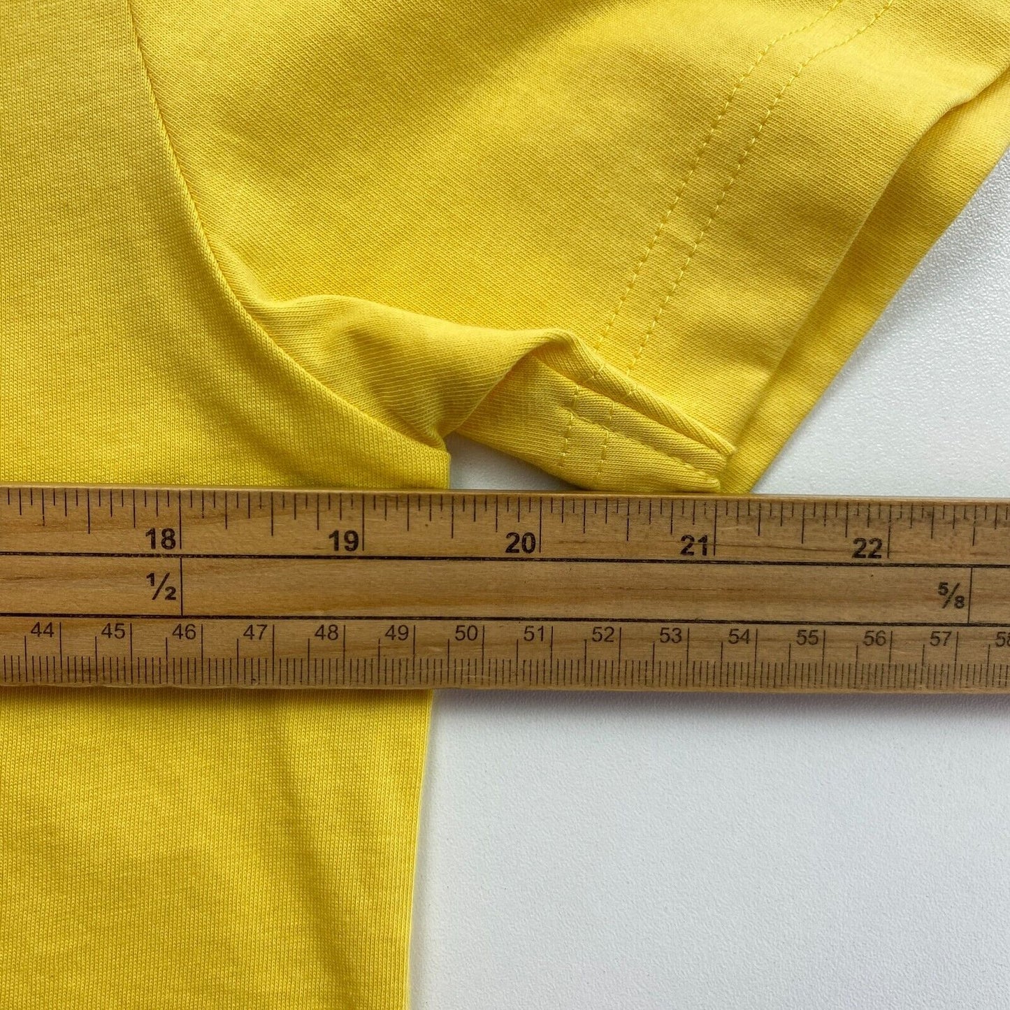 GANT Yellow Original Slim Fit V Neck T Shirt Size L