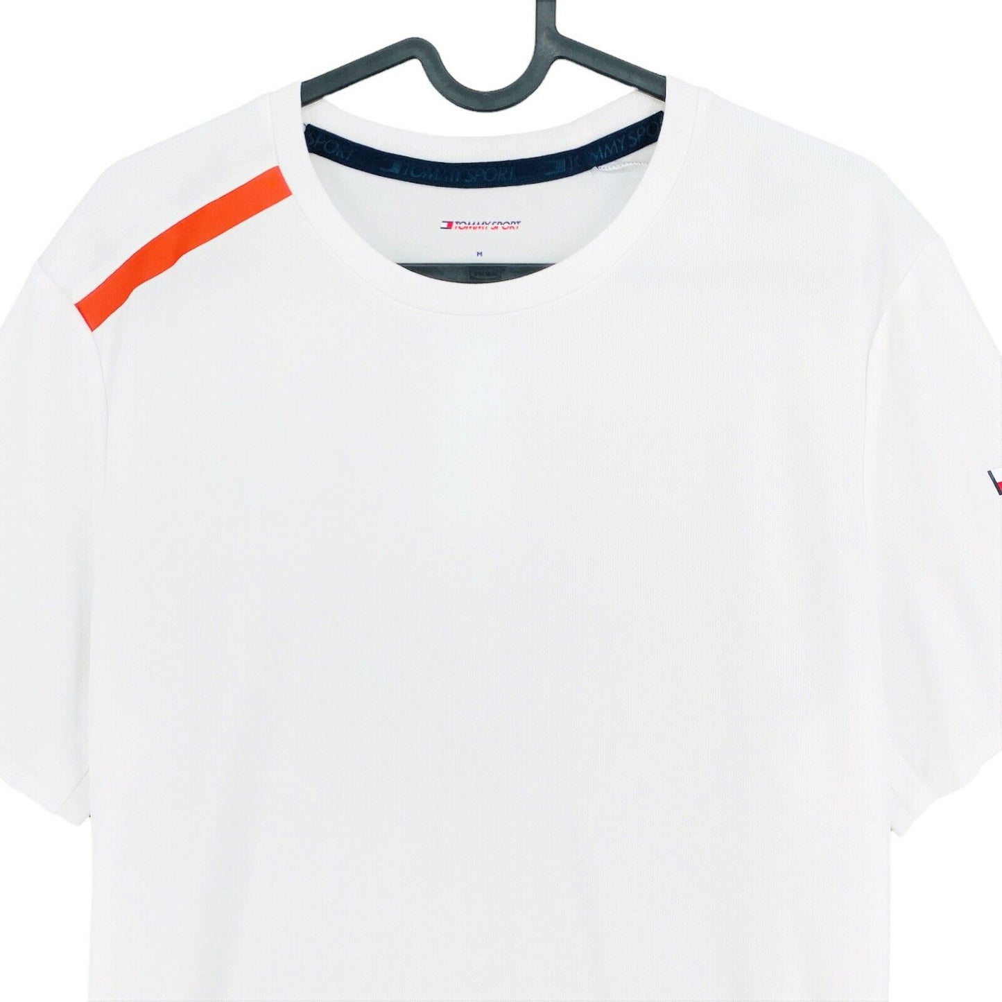 TOMMY HILFIGER Sport T-shirt à col rond blanc Taille M