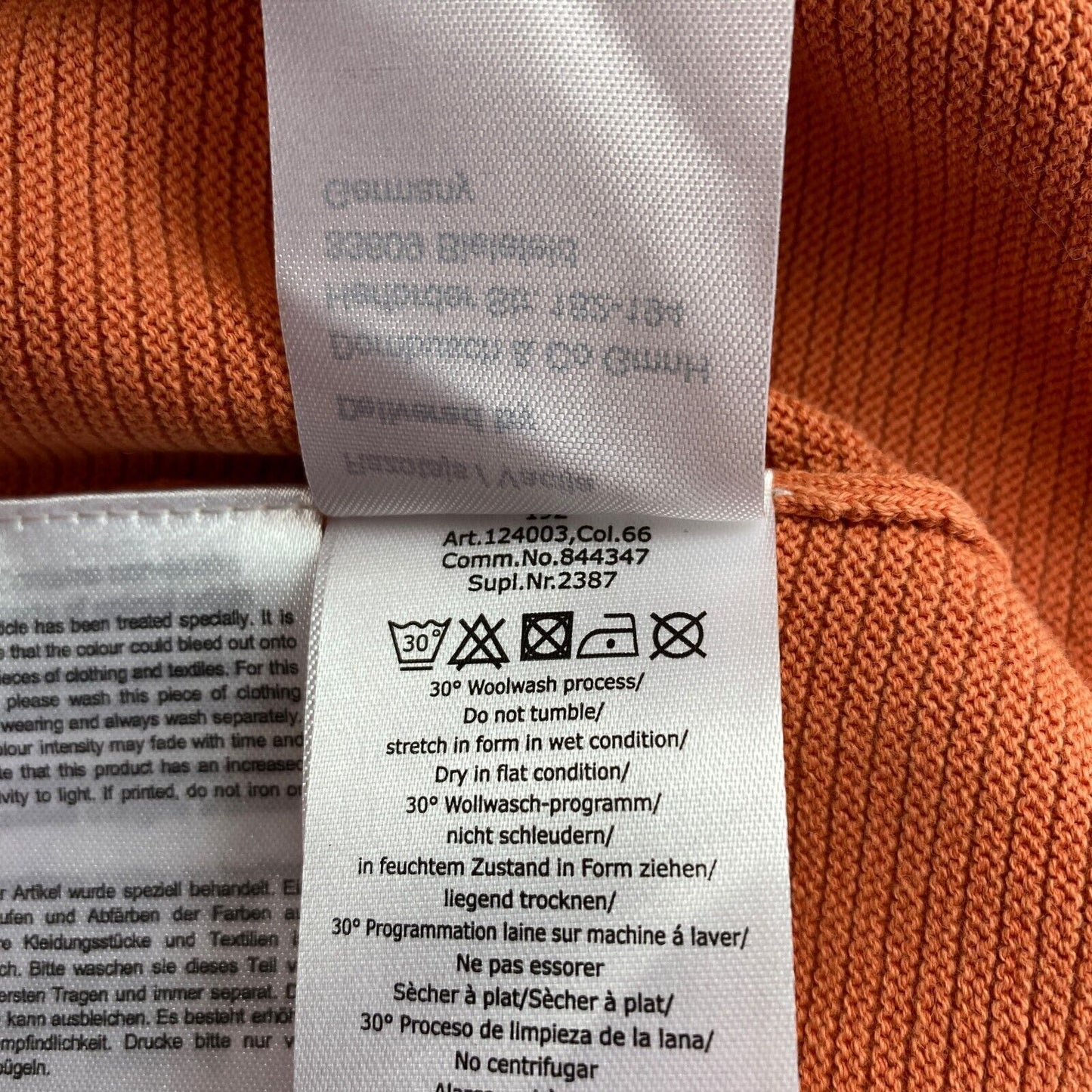 Camel Active Orange Rundhalspullover Pullover Größe M