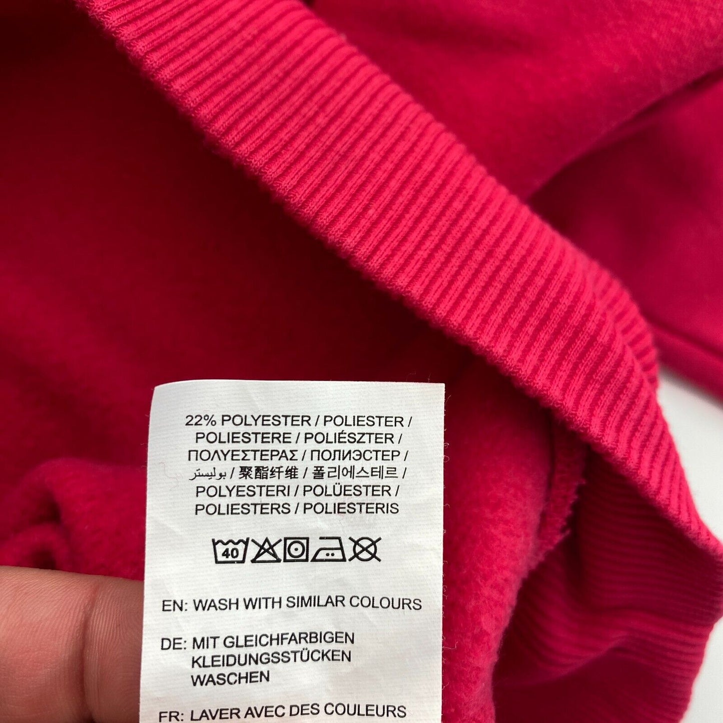 GANT Rose Rouge Bannière Bouclier Sweat À Capuche Pull Jumper Taille XS