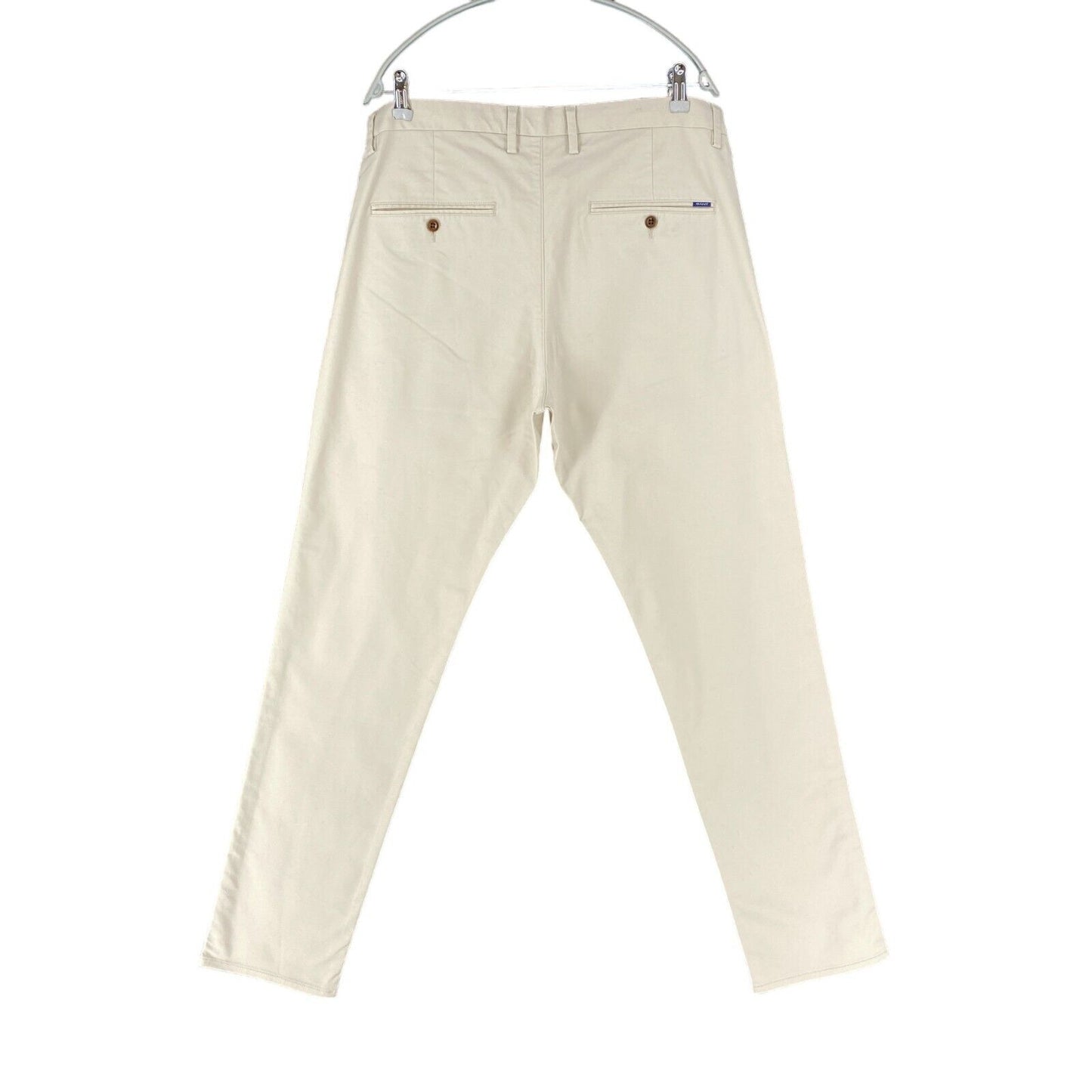 GANT HALLDEN Hellbeige Chinohose Slim Fit Größe W36 L34