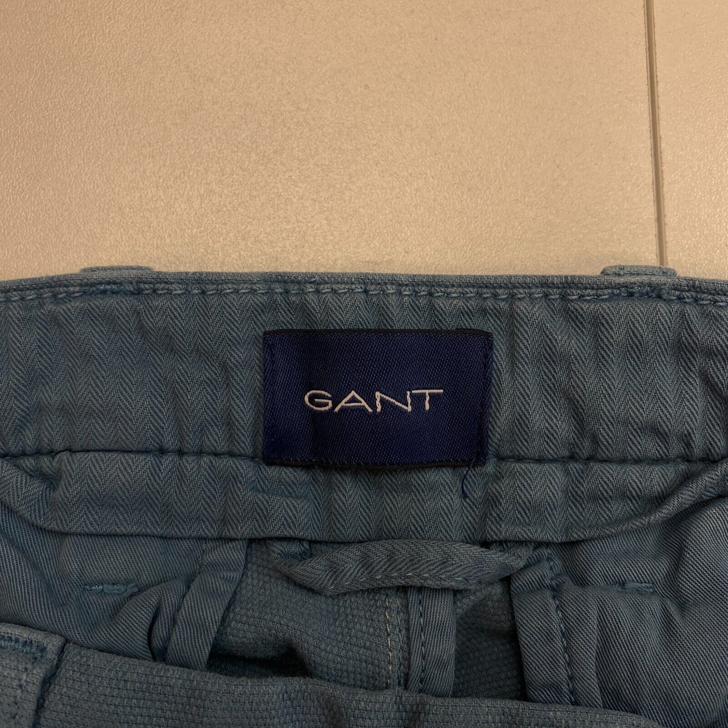 GANT Blue Slim Fit Chino Pants Trousers Size W32 L34