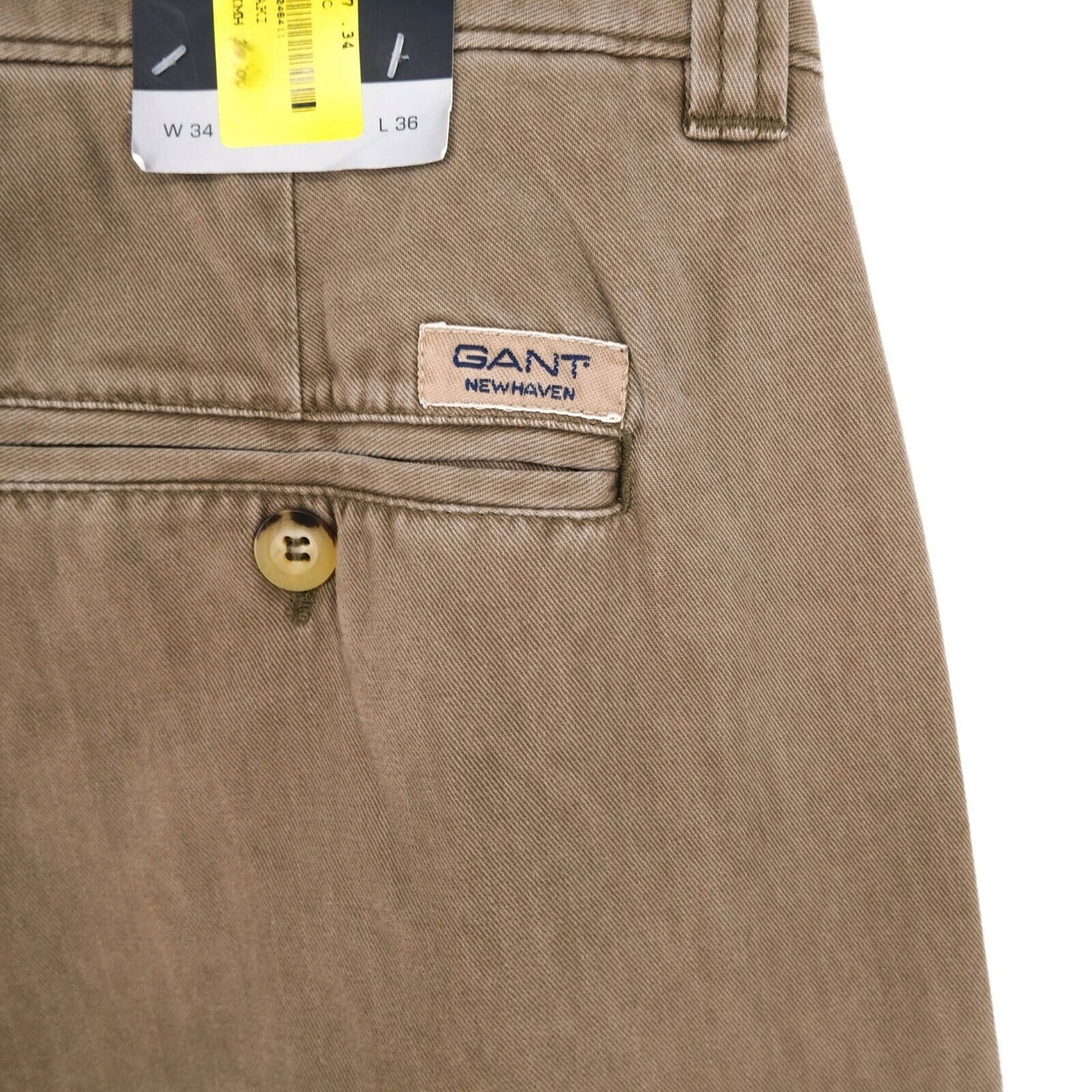 GANT Light Brown Pa Pin Stripe Chino Pants Trousers W34 W35 W38 L36