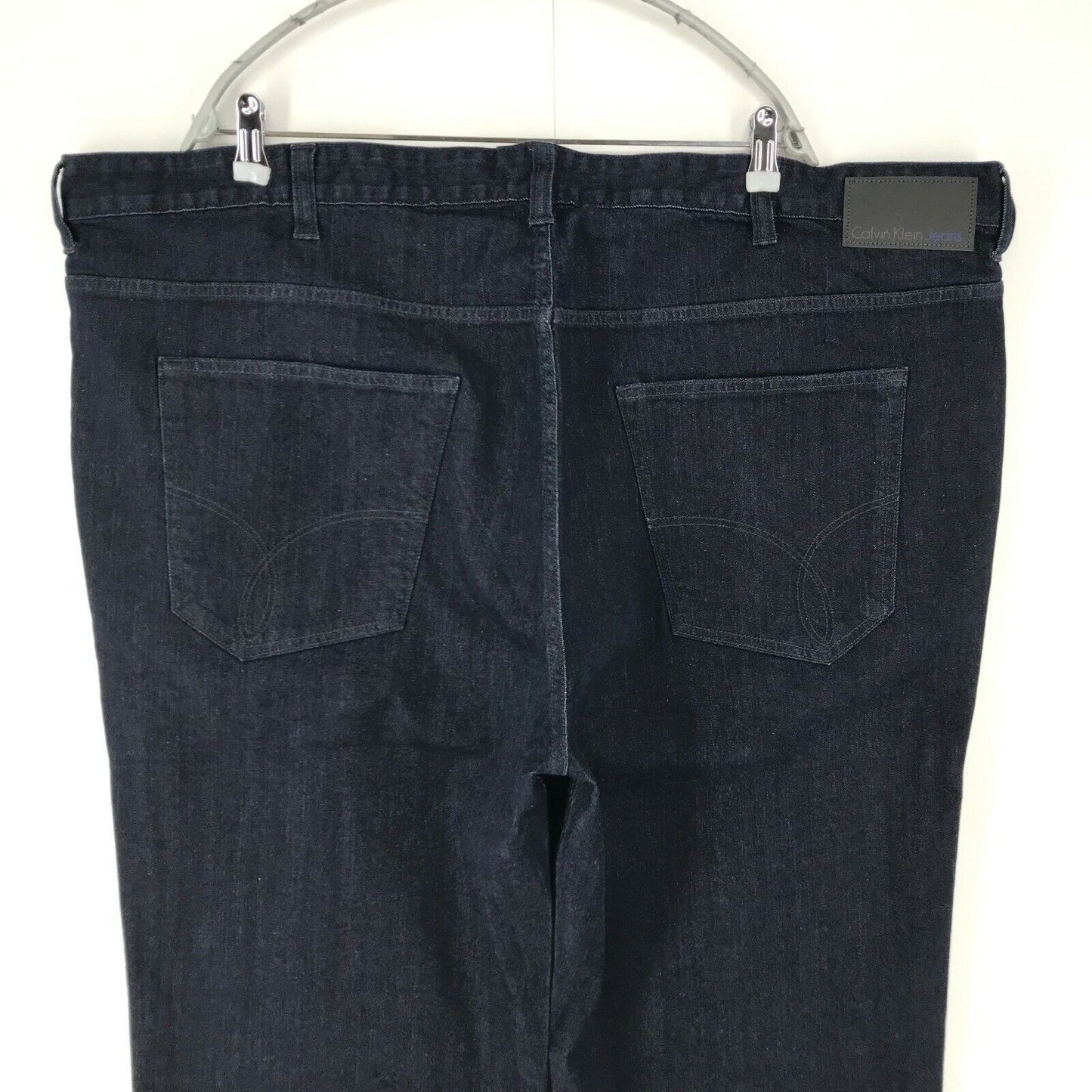 Calvin Klein Dark Blue Relaxed Straight Fit Jeans Size W48 W58