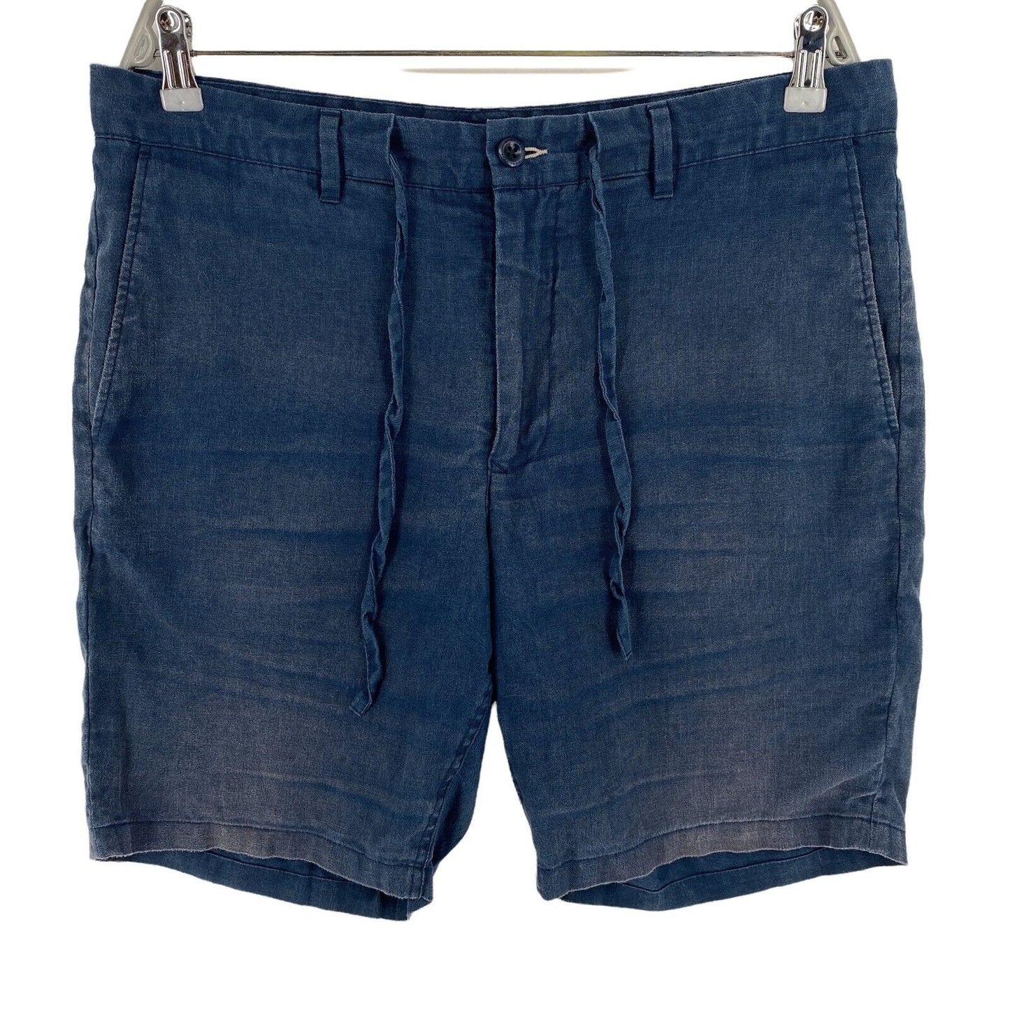 GANT Marineblaue Chino-Shorts aus Leinen, entspannt, Größe L 2XL