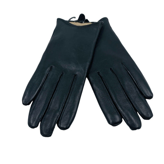 GANT Black 100% Leather Women's Gloves Size S