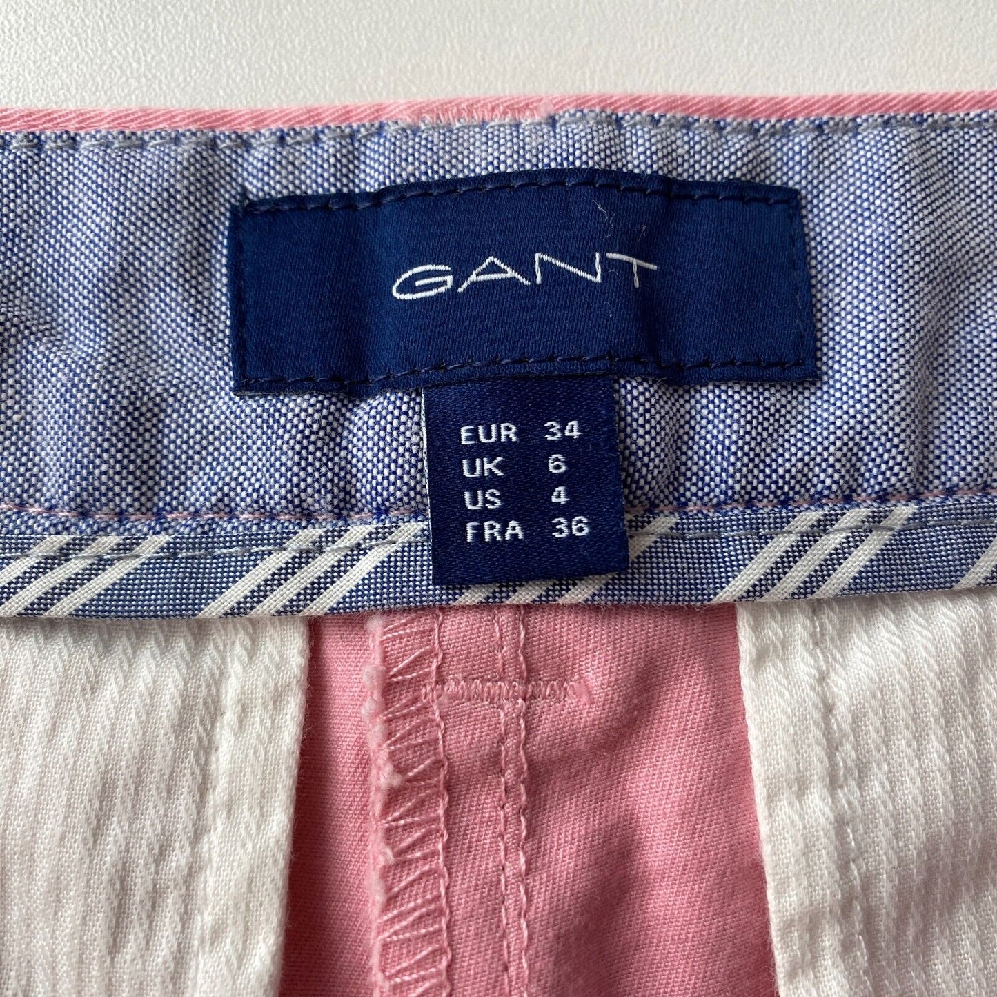 GANT Femme FRYDA Pantalon chino coupe slim rose EUR 34 UK 6 US 4 W24