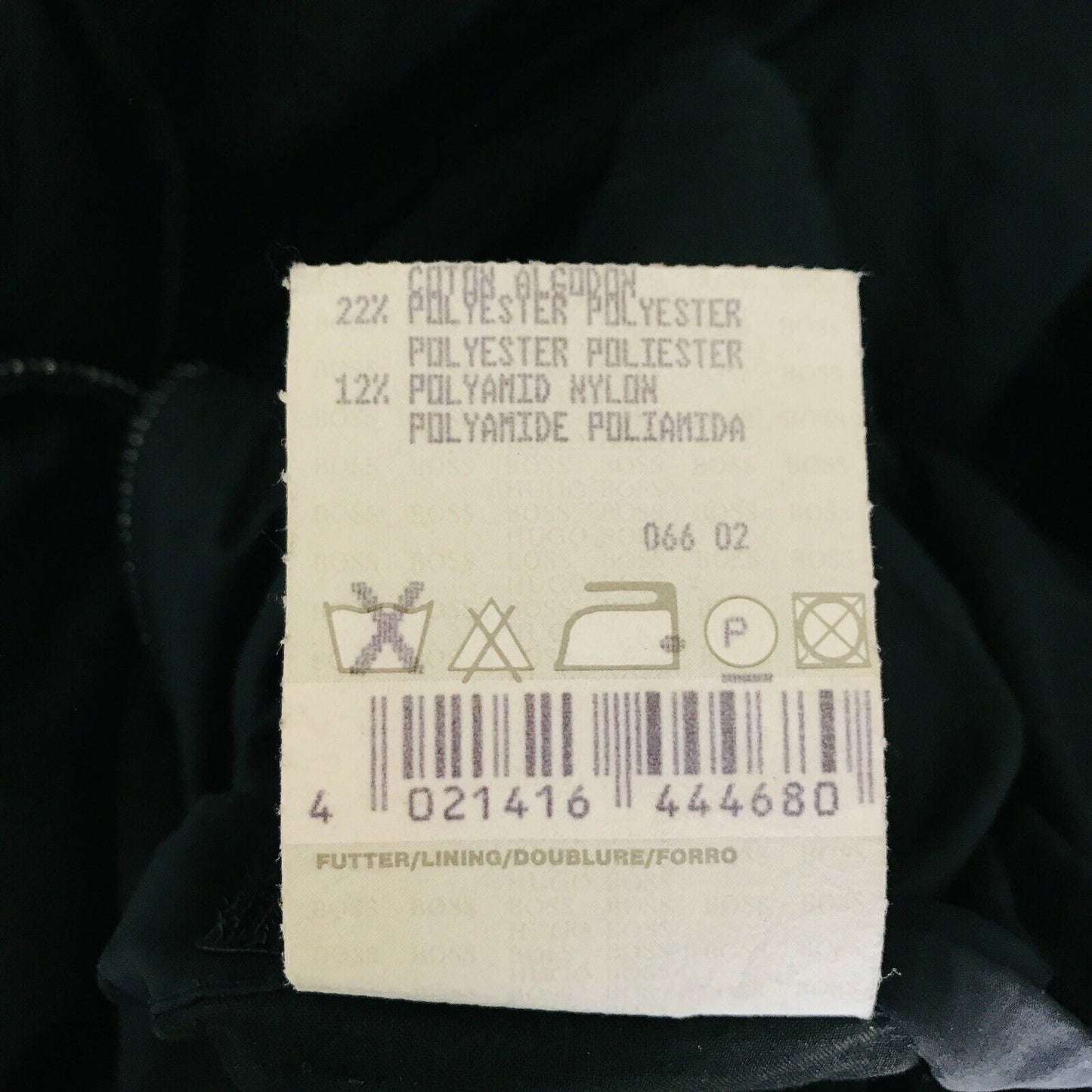 HUGO BOSS Locomotion Black Rain Coat Size EUR 54 US UK 44