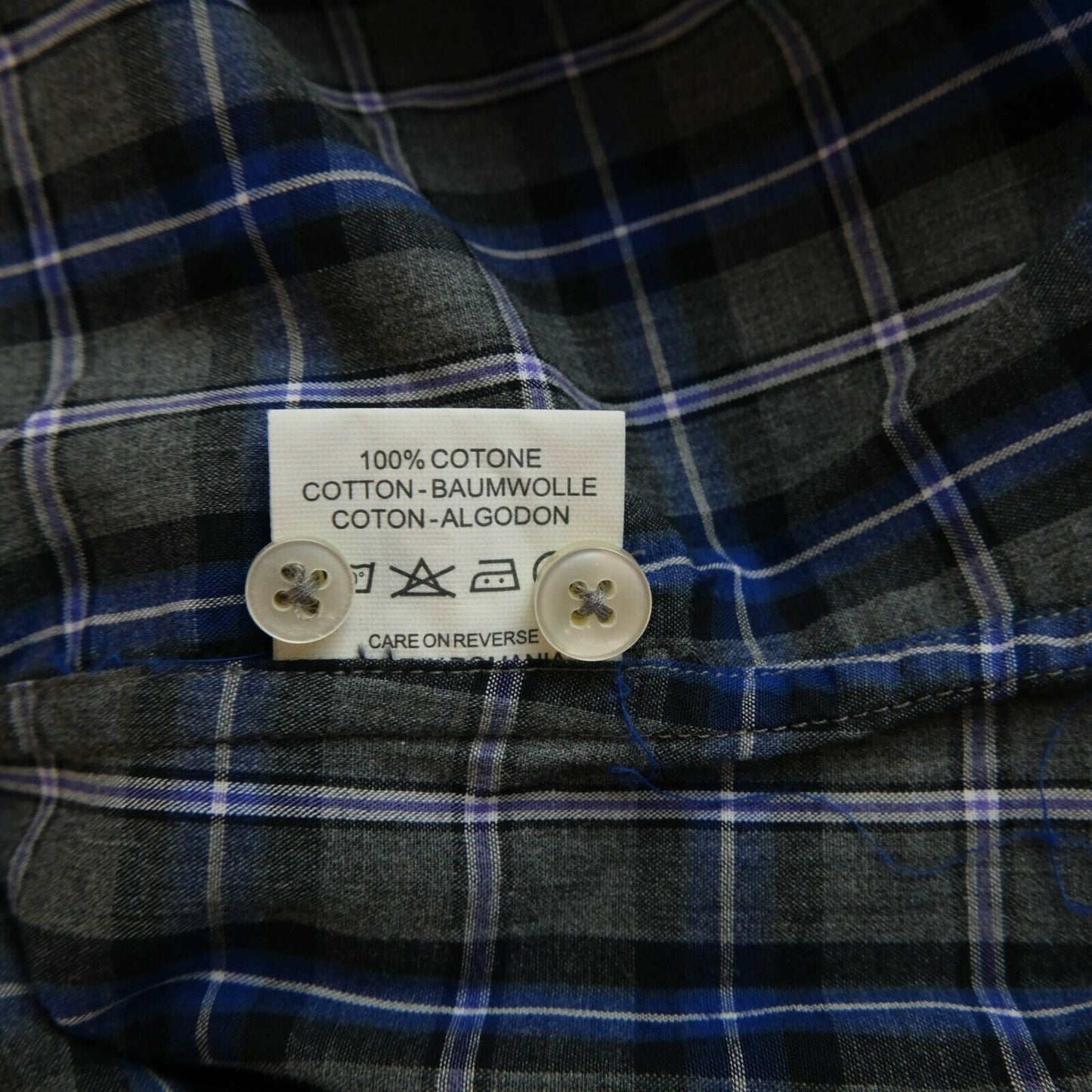 Daniel Cremieux Grey Check New Castle Shirt Size 2XL XXL