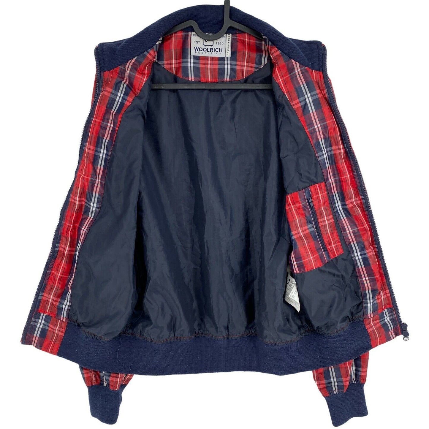 WOOLRICH Check Red Jacket Size XS