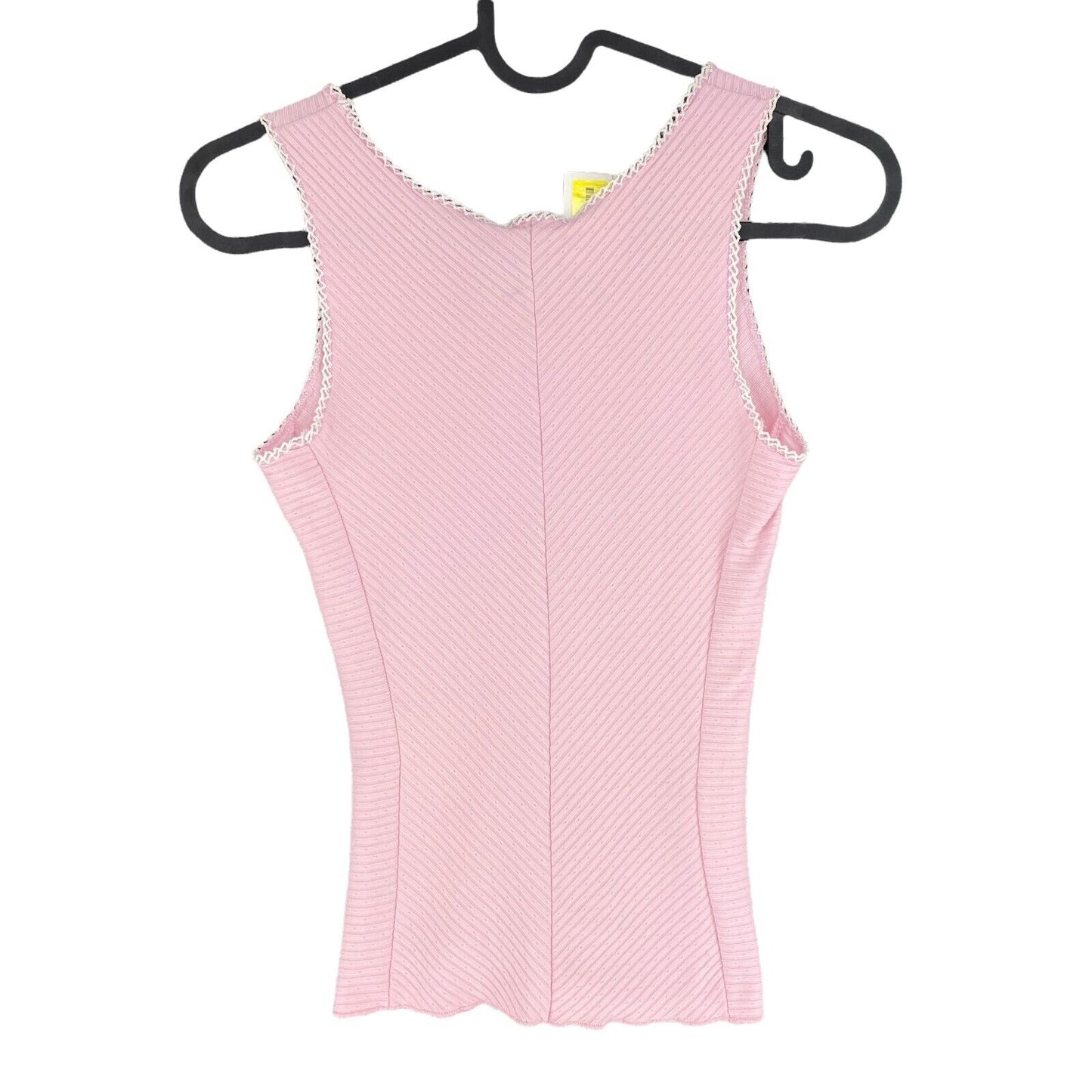 RRP €171 Byblos Blu Light Pink Cotton Blend Tank Top Size EU 32 UK 4 US 0