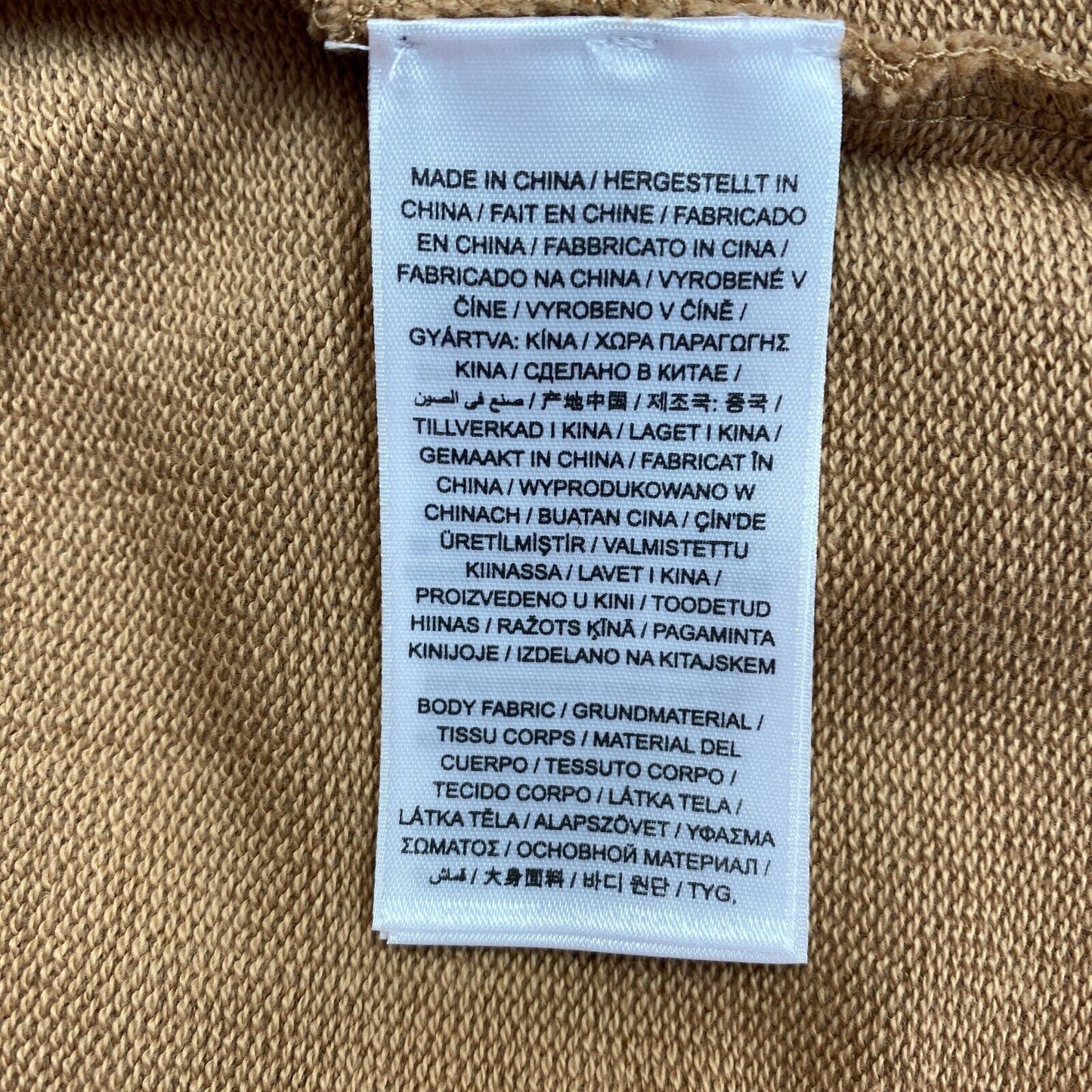 GANT – Sweat-Pulloverkleid mit halbem Reißverschluss, Braun, Größe L