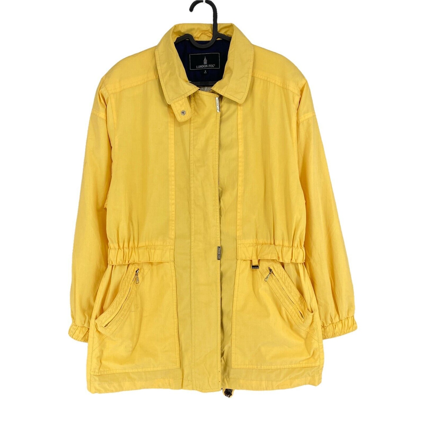 LONDON FOG Vintage Yellow Cotton Blend Jacket Size S