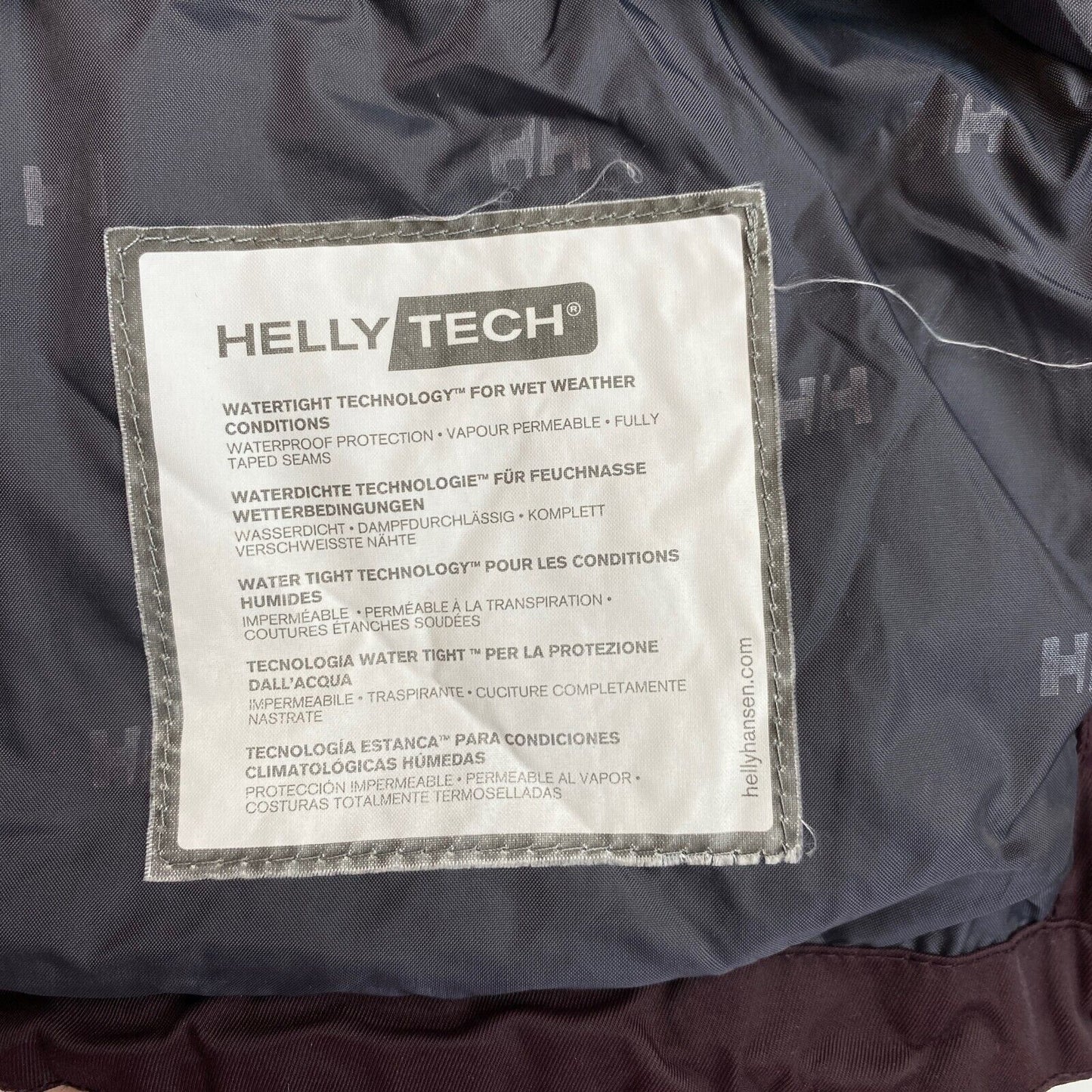 HELLY HANSEN Dark Pink HELLY TECH Hooded Ski Jacket Coat Size S