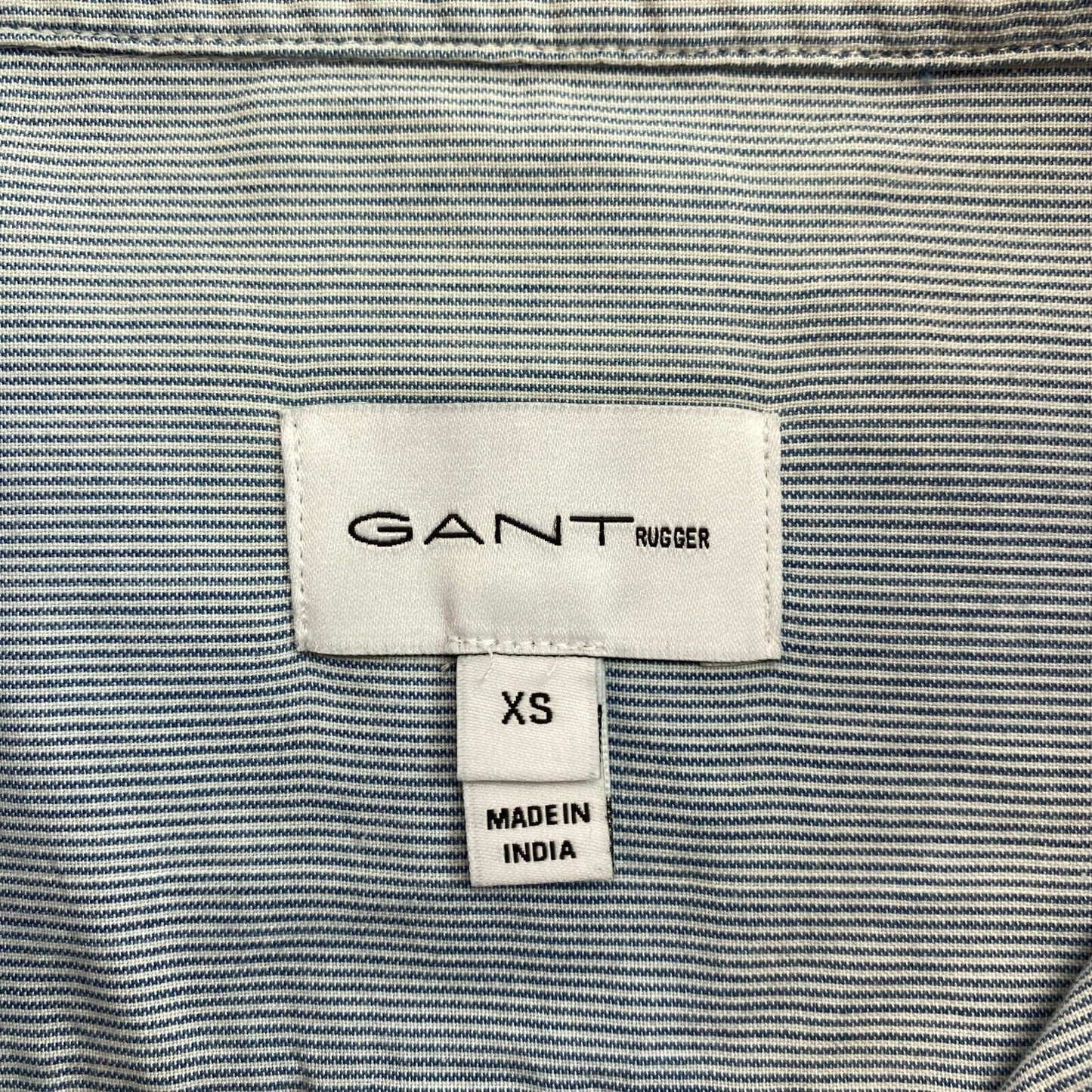 GANT Rugger Blue Striped Layered Shirt Size XS