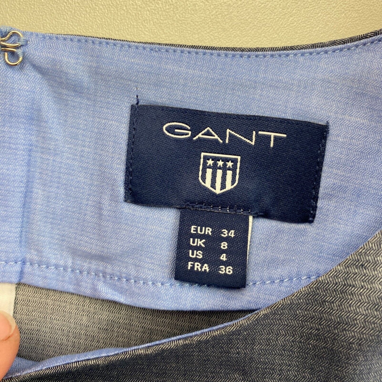 GANT Blaues Streifenkleid Größe EU 34 UK 8 US 4