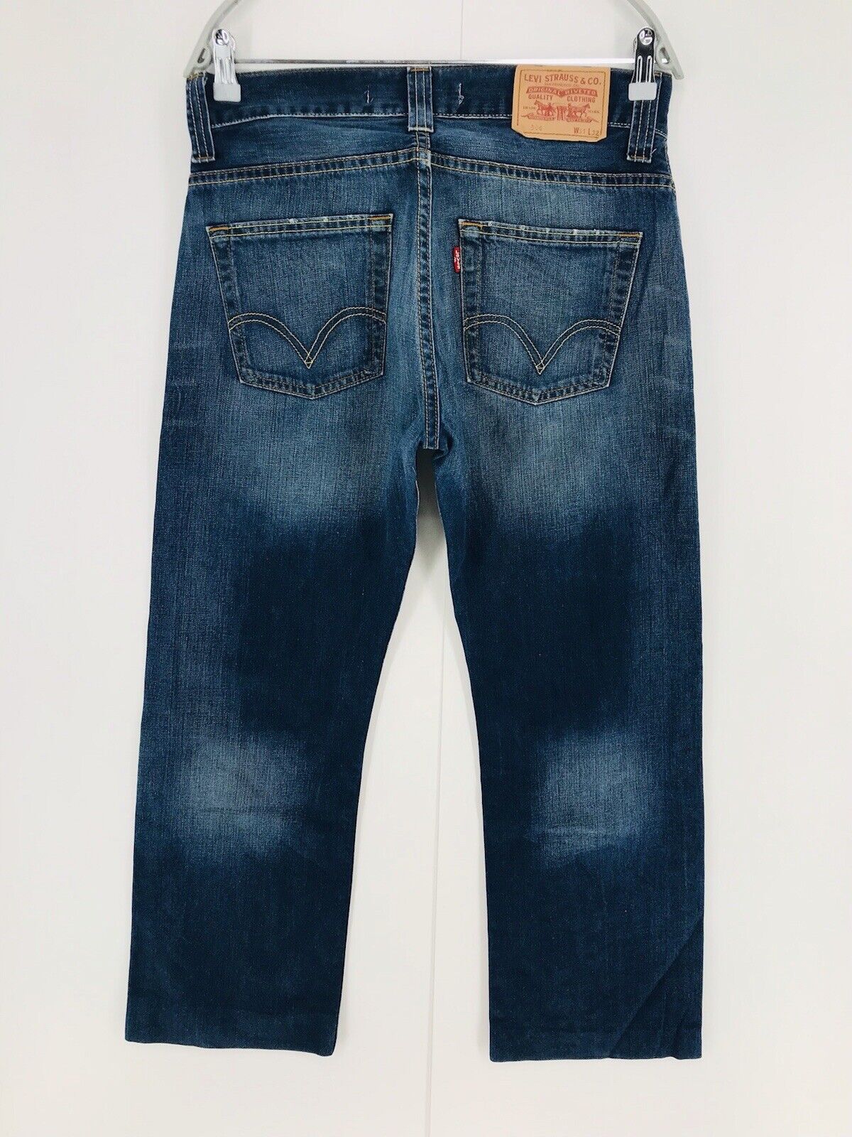 Vintage Levi's 506 Blue Regular Straight Fit Jeans Size W31 L28