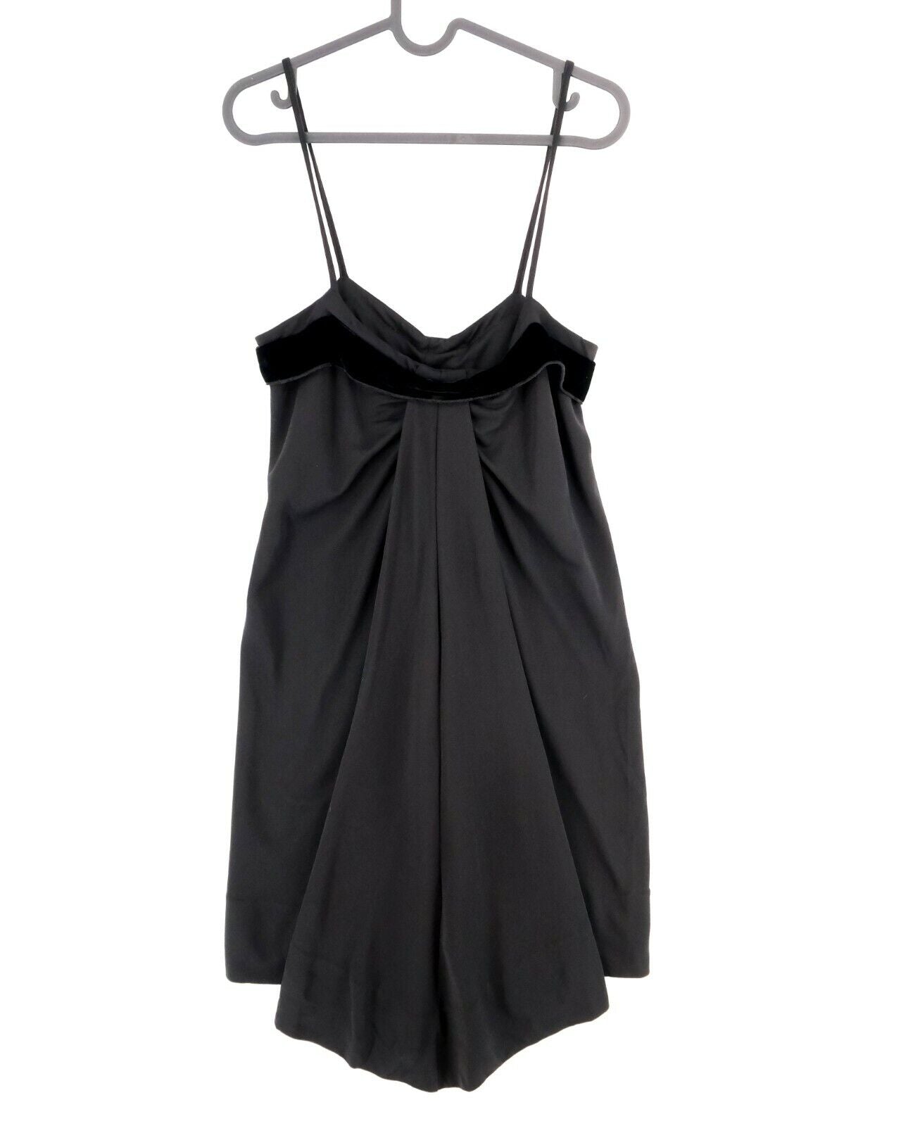 TWIN SET SIMONA BARBIERI Black Sweetheart Pleated A Line Dress Size S