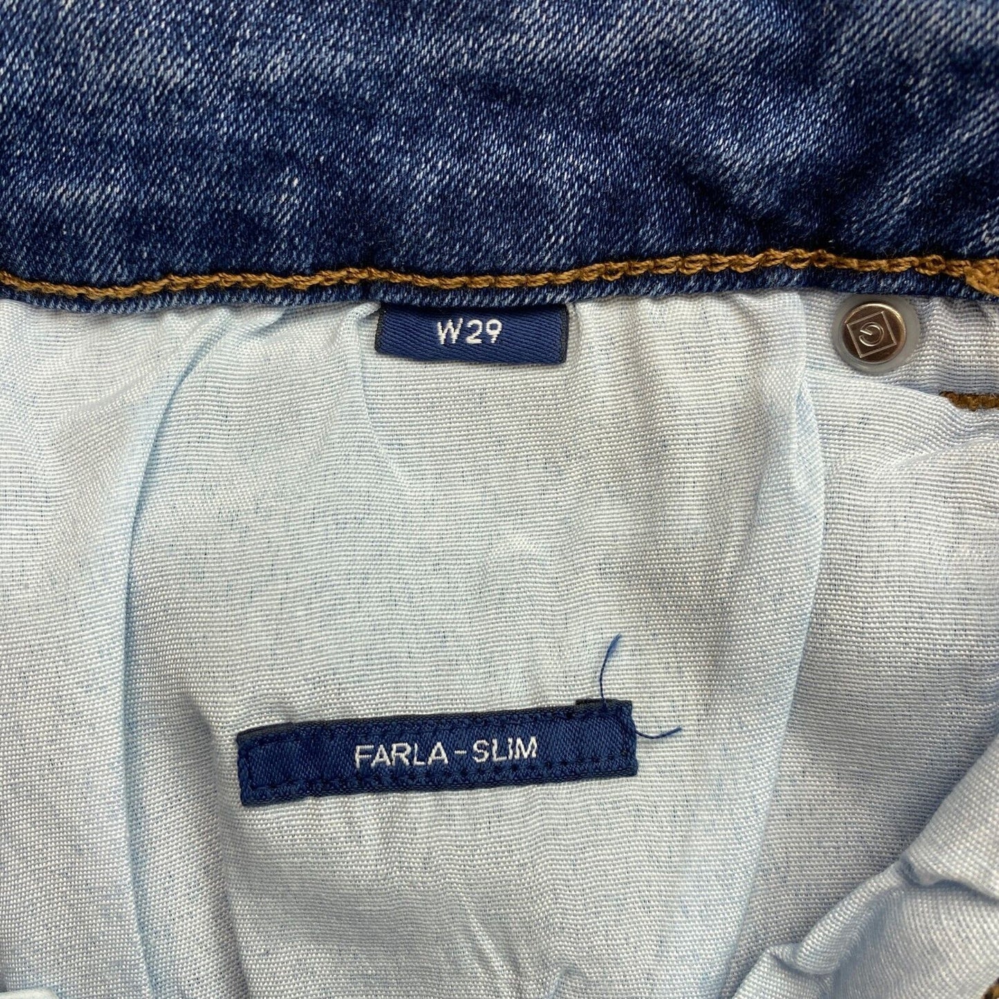 GANT Bleu Farla Cropped Slim Jeans Taille W29