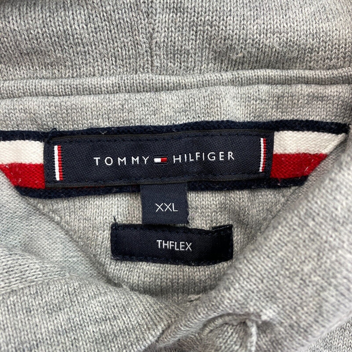 TOMMY HILFIGER Grey Hoodie Sweater Jumper Size 2XL XXL