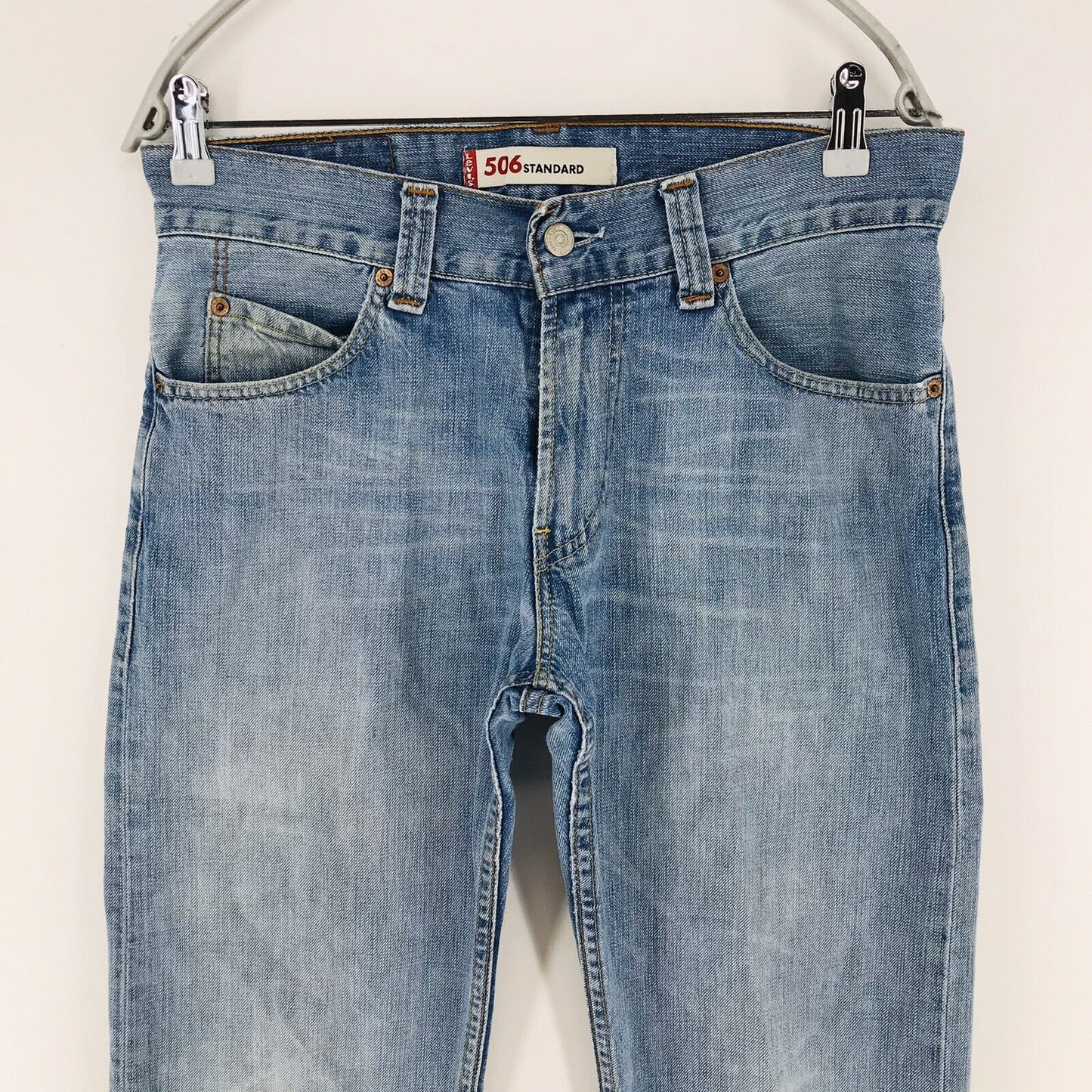 Vintage Levi’s 506 Blue Standard Regular Straight Fit Jeans Size W31 L32