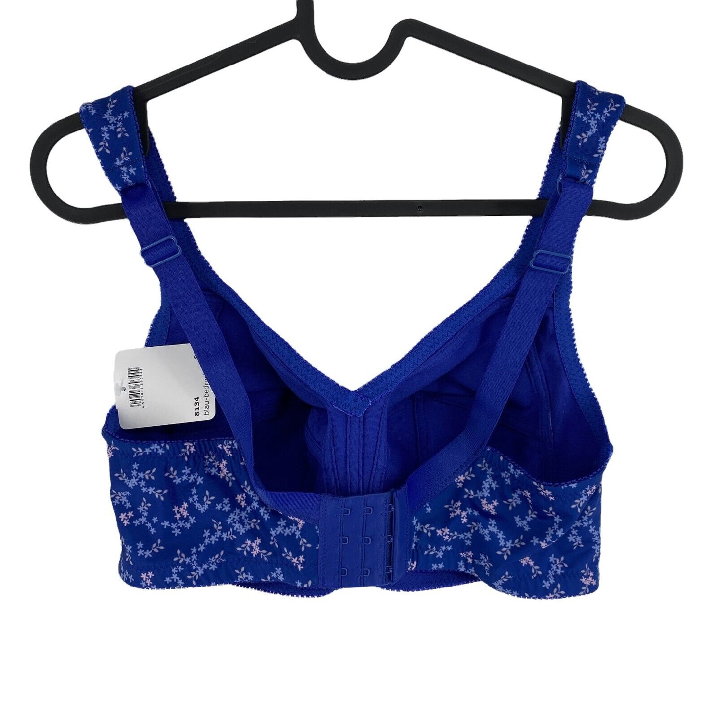 SUSA Navy Blue Floral Print Bra Size 80C