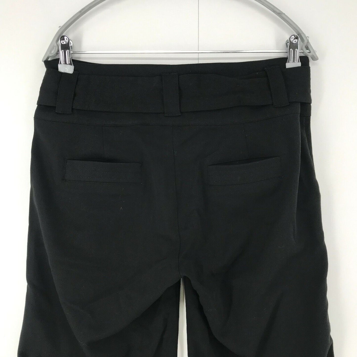 BABY PHAT Women Black Regular Bootcut Fit Trousers Size 3 W30 / 5 W31