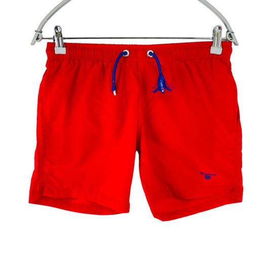 GANT Boys Red Swimwear Regular Fit Swim Bottoms Shorts 158/164 cm 13-14 Years