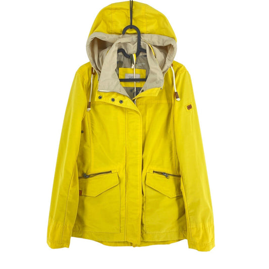 CAMEL ACTIVE Yellow Water Repellent Hood Coat Jacket Size EU 36 UK 8 US 6