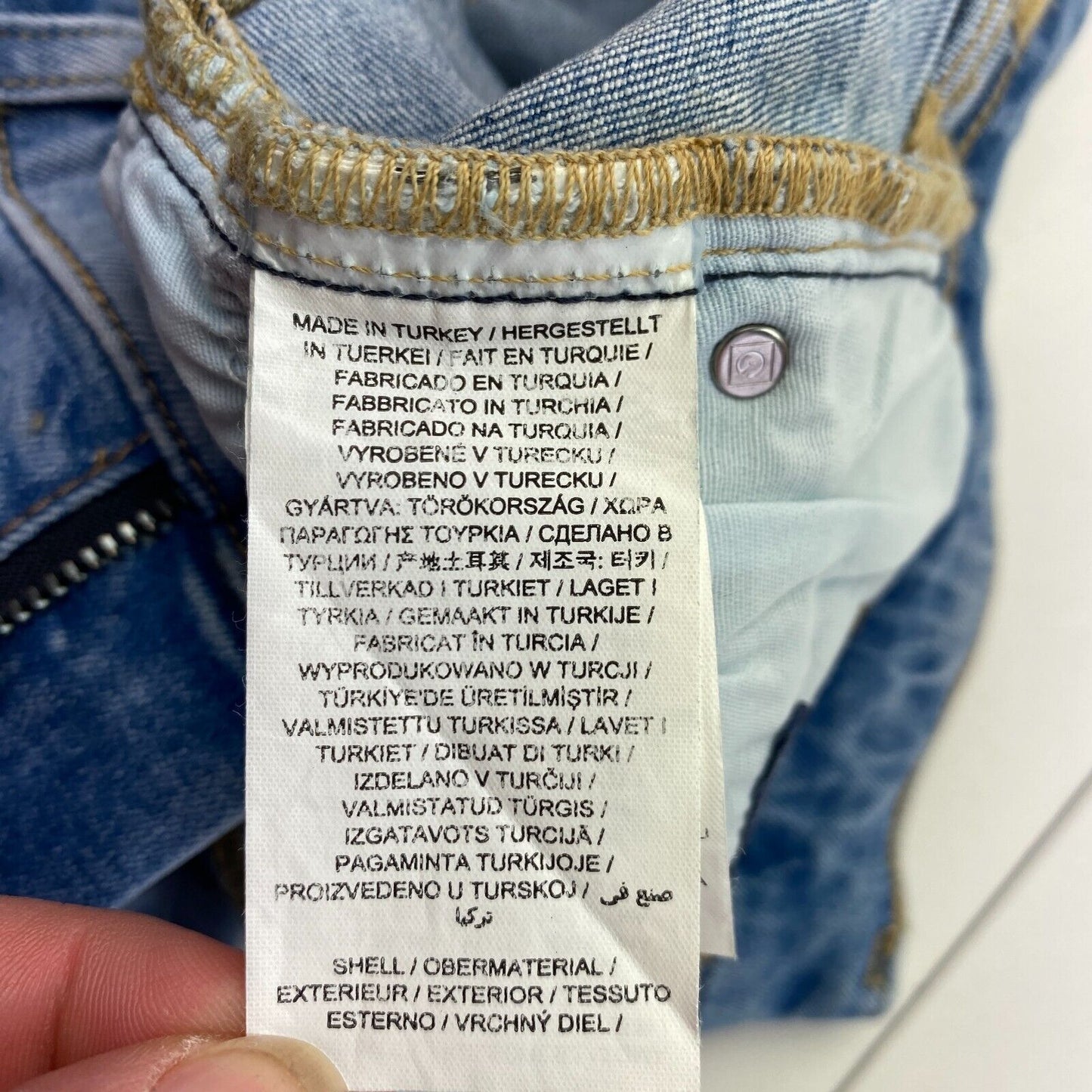 GANT – Farla – verkürzte Slim-Jeans in Blau, Größe W26