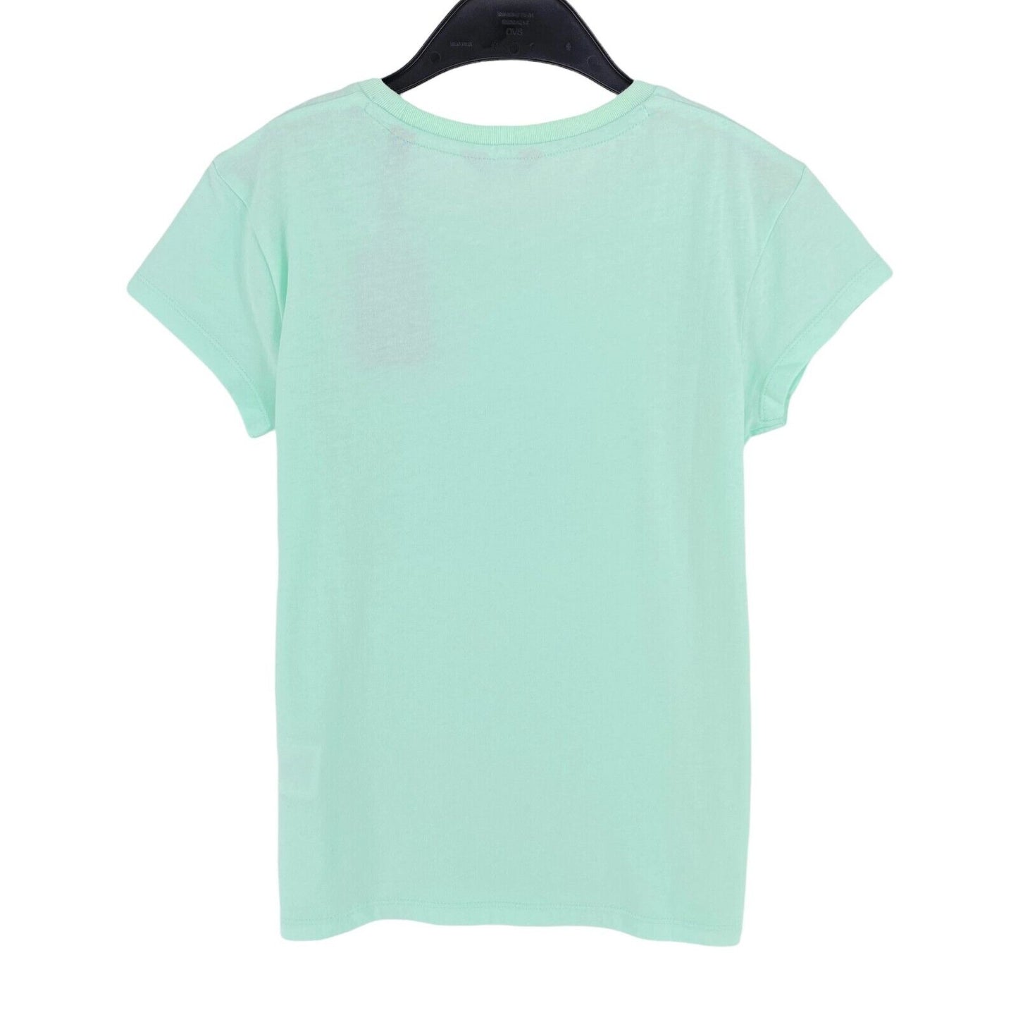 GANT Girls Light Green Sun Faded Crew Neck T Shirt Size 9 - 10 Years 134/140 cm