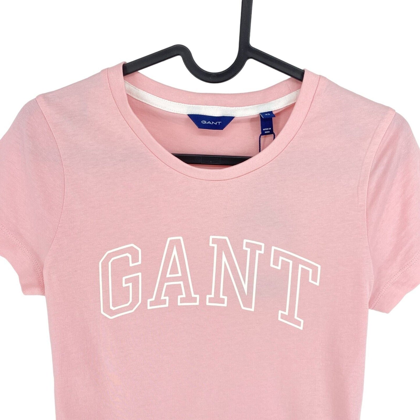 GANT Light Pink Arch Logo Crew Neck T Shirt Size XS