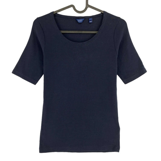 GANT Navy Blue Crew Neck T Shirt Size S