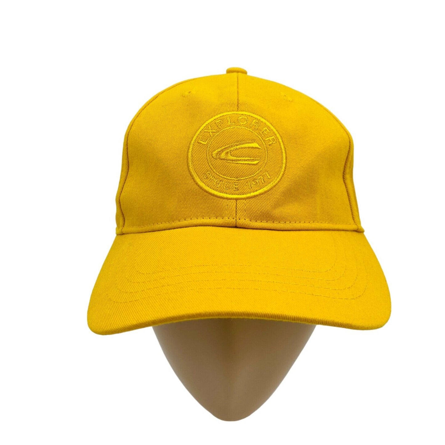 Camel Active Mens Yellow Logo Cotton Baseball Twill Cap Hat One Size