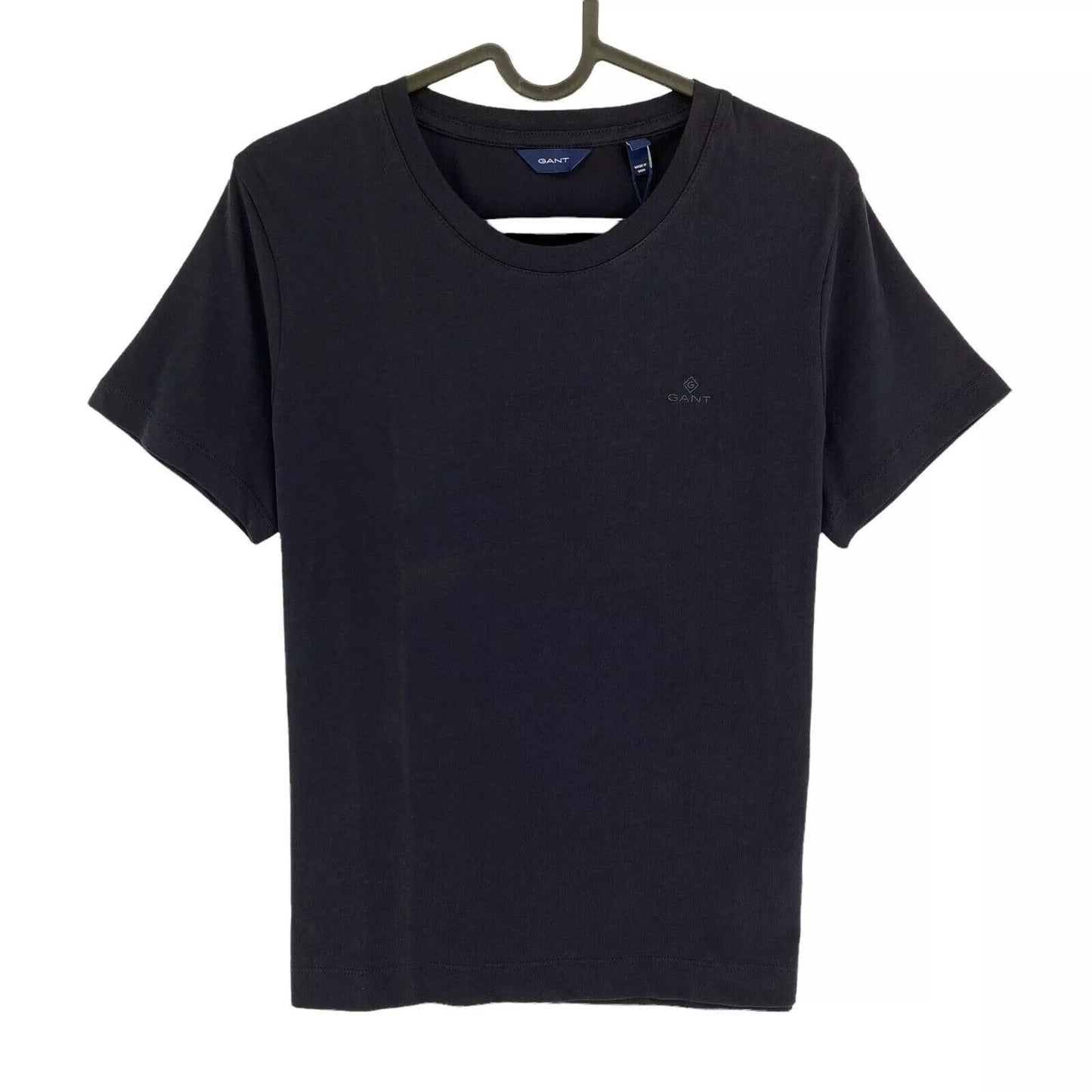 GANT Women Navy Blue Original Crew Neck T Shirt Size M