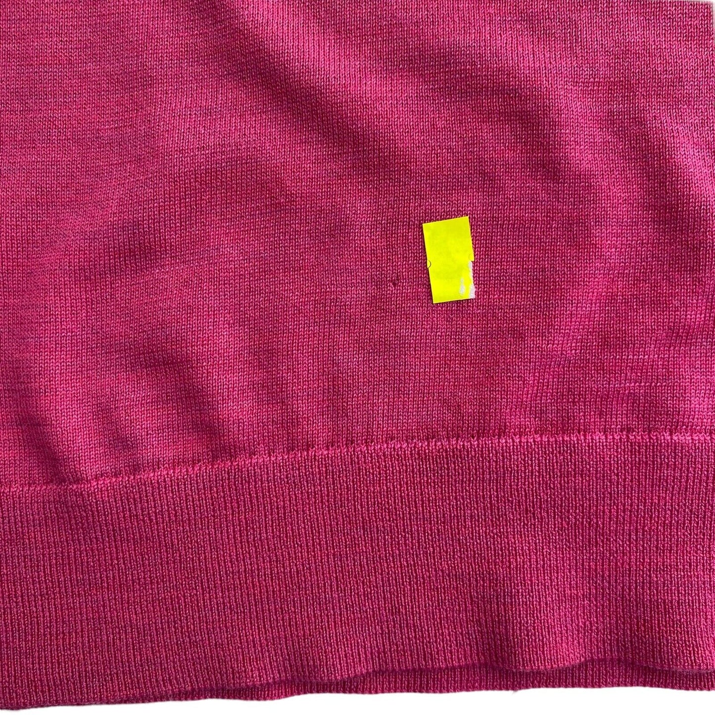 GANT Pink 100% Wool Crew Neck Sweater Jumper Size XS