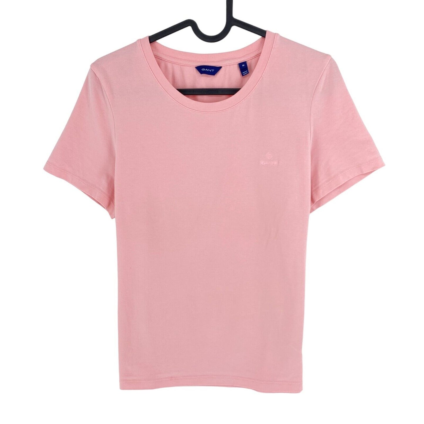 GANT Pink CTN/ELLA Crew Neck T Shirt Size M