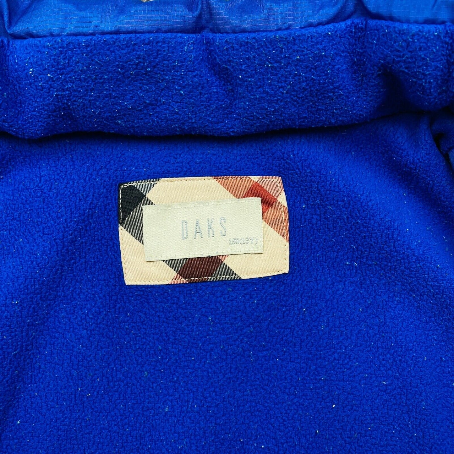 DAKS Blue Hooded Puffer Jacket Coat Size Boys 150 cm 13 years