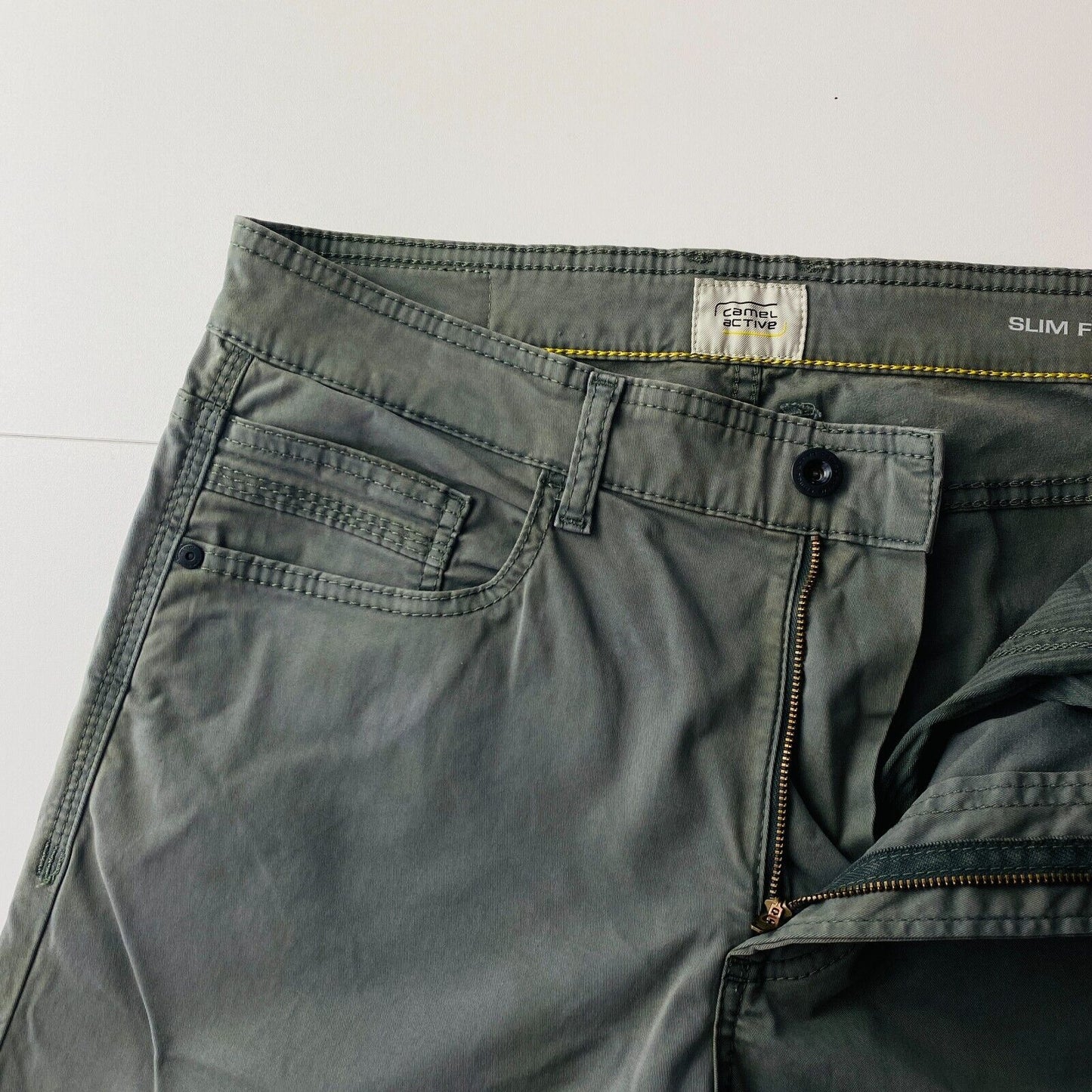 Camel Active Mens Green Slim Fit Jeans Size W33 L32