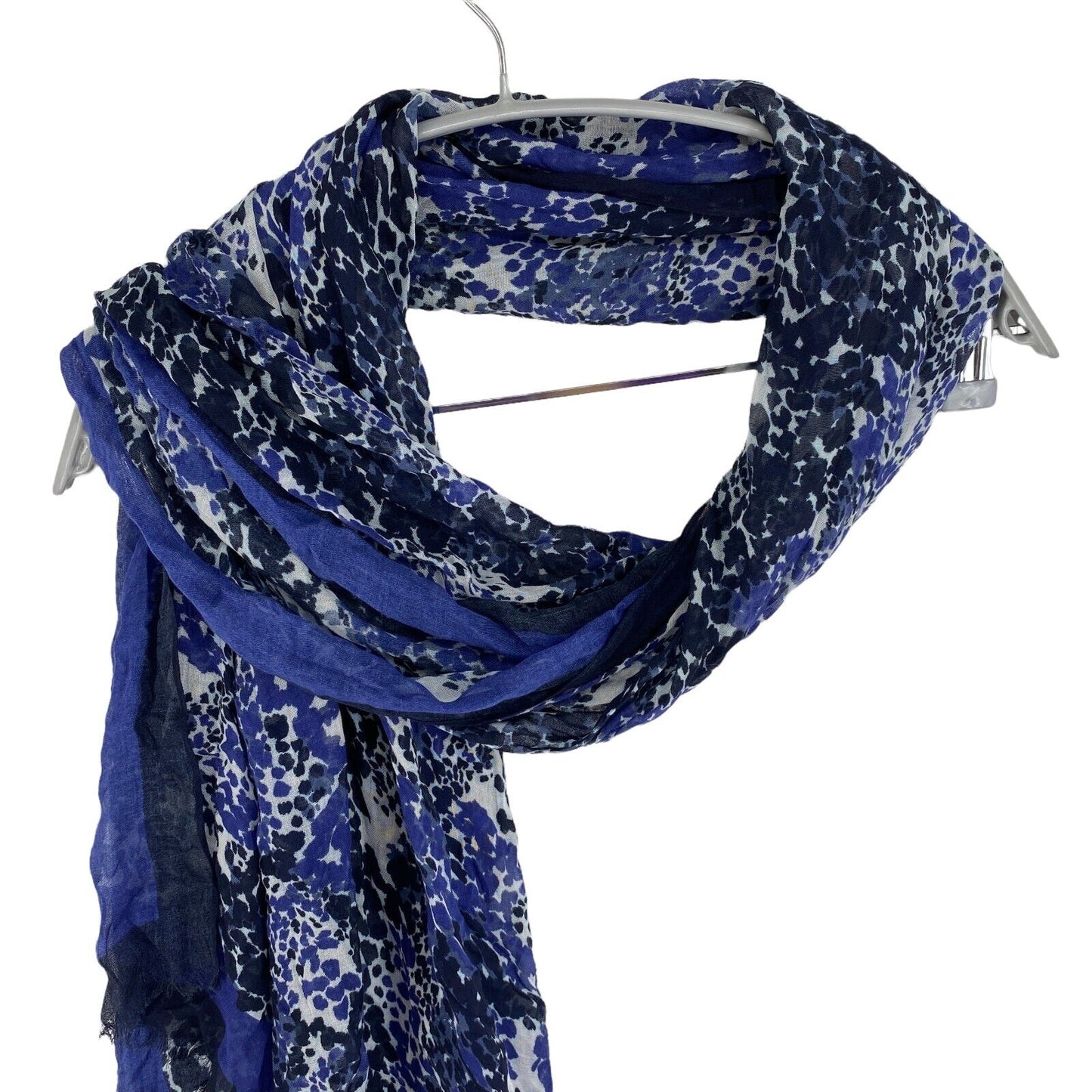 GANT Navy Blue Desert Dot Scarf Shawl